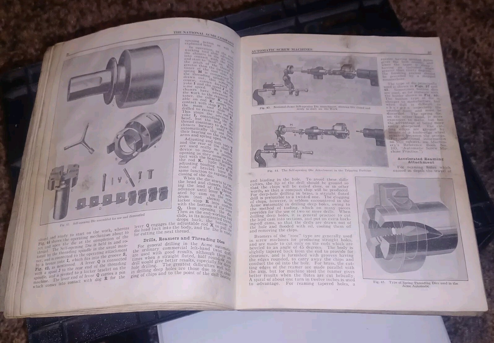1912-1913 NAMCO National Acme Co AUTOMATIC MULTIPLE SPINDLE SCREW MACHINES BOOK