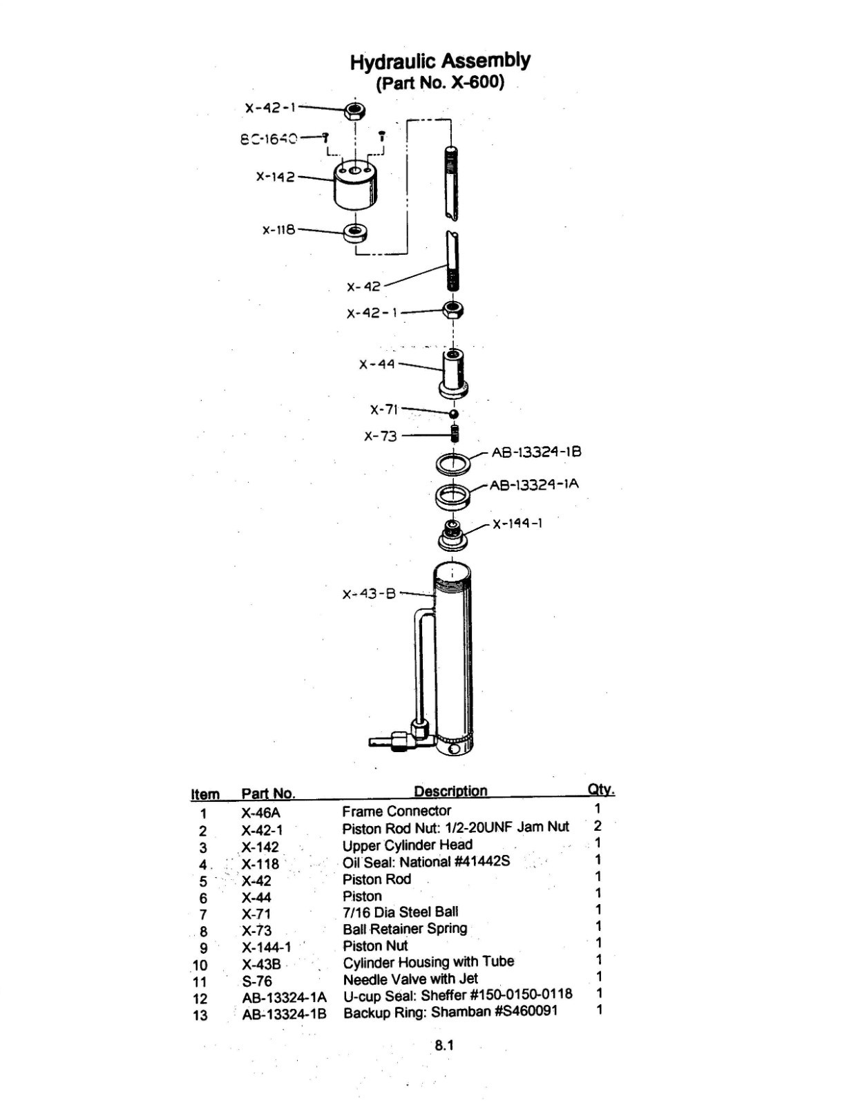 Metal Band Cut-Off Saw Service Manual & Parts List Fits Kalamazoo 7A Series