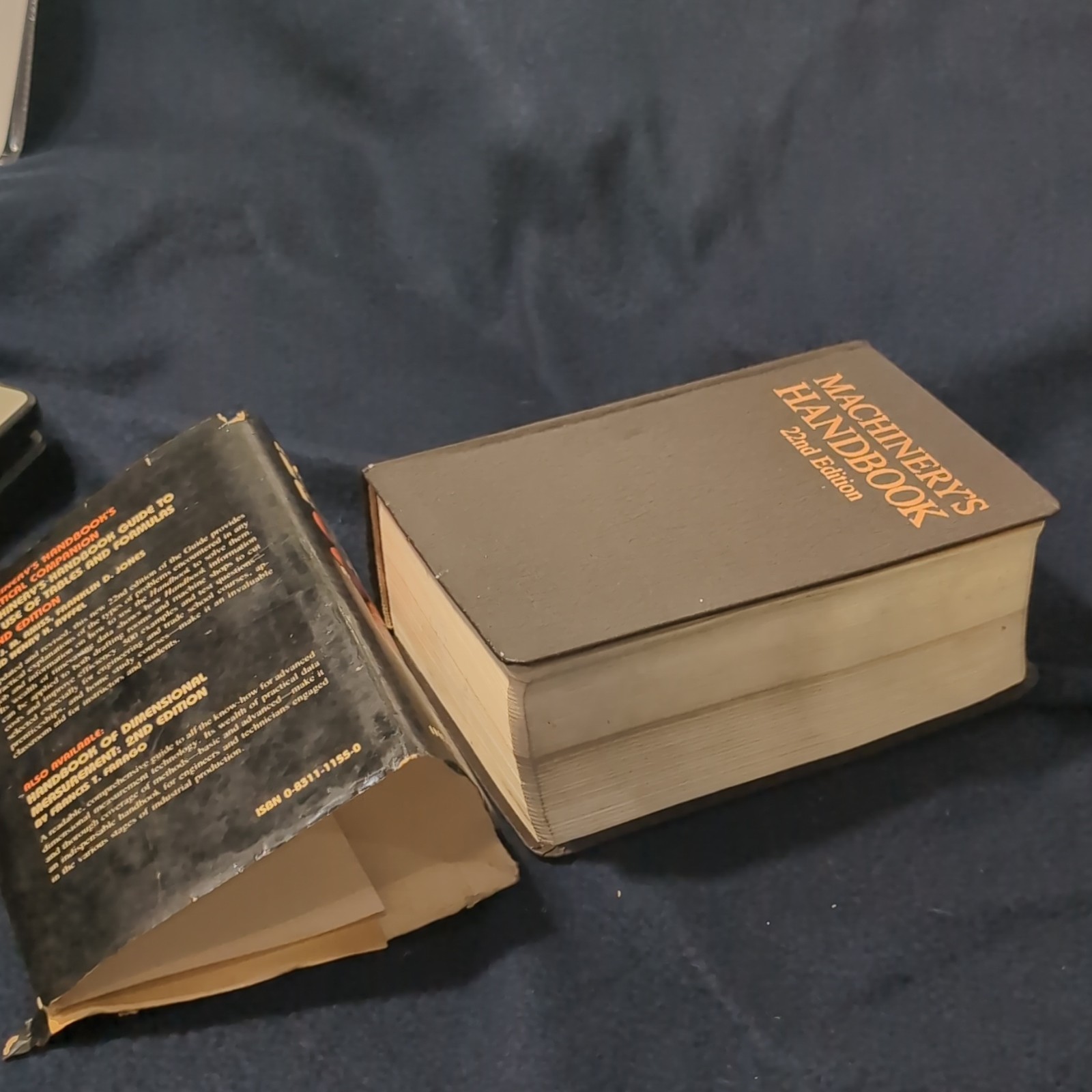 Industrial Press Machinery’s Handbook 22nd Edition Metalworking ISBN 0831111550