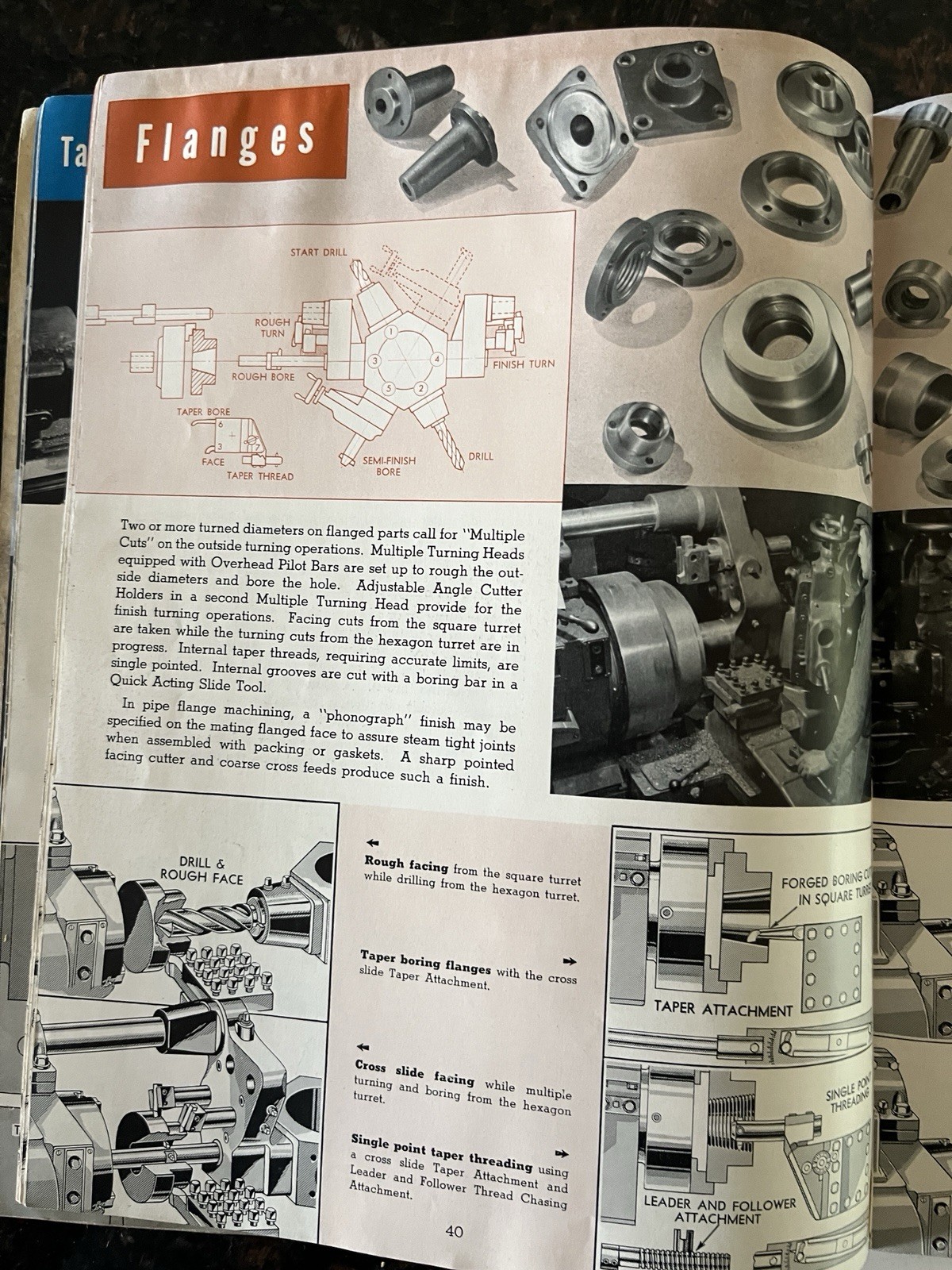 How to Machine Parts on Turret Lathes Warner & Swassey 1944 Manual