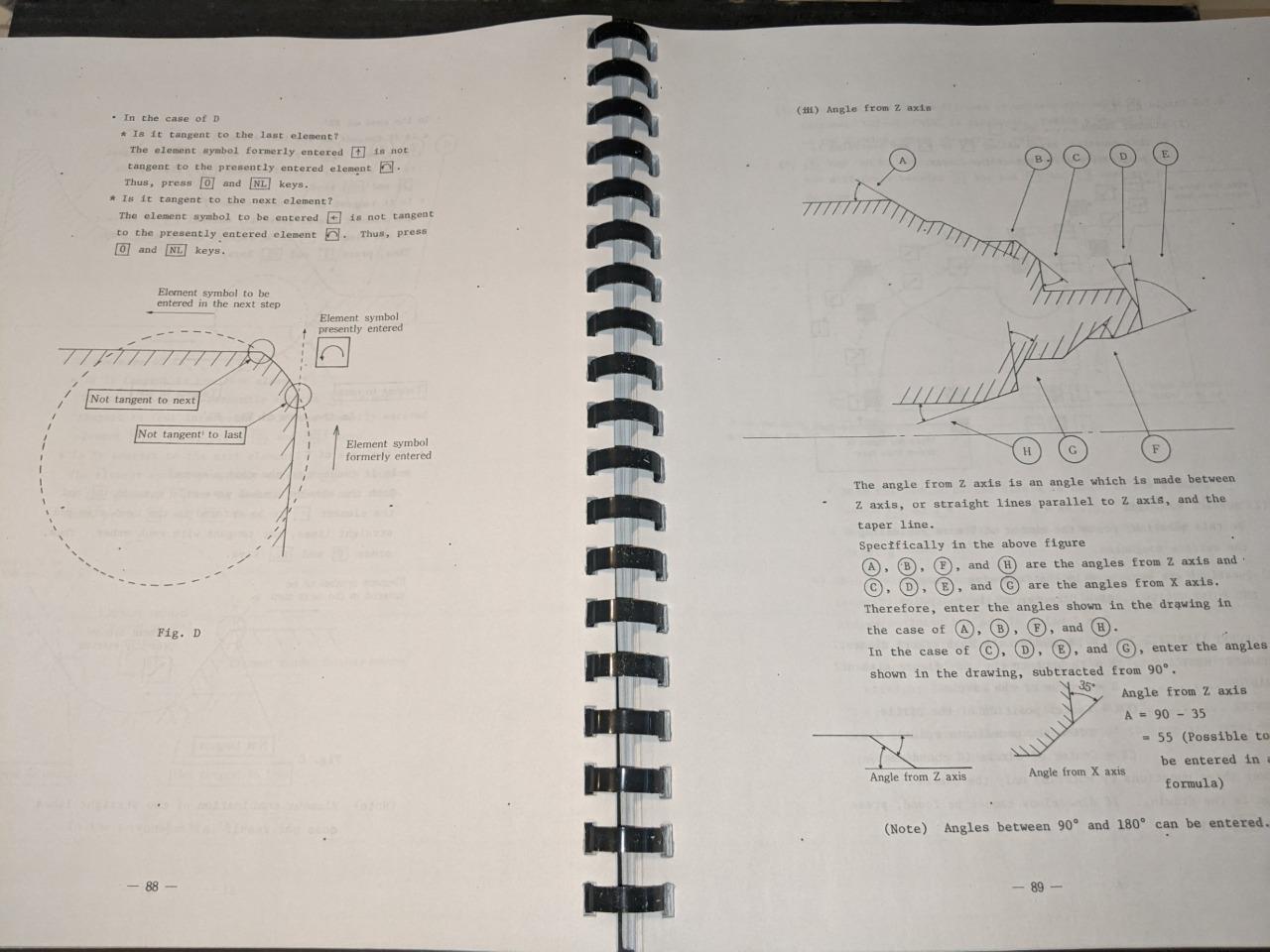Mori Seiki CNC Lathe with Mori Fanuc 3TF Auto Program System Instruction Manual