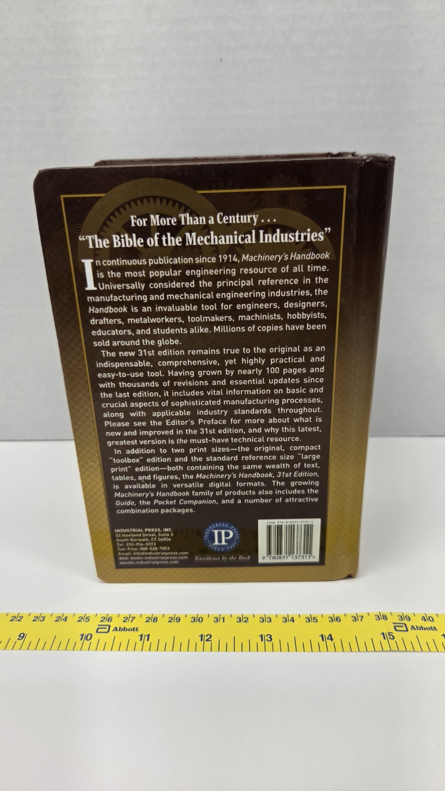 Industrial Press Machinery’s Handbook 31 Hardcover Mechanical Book 9780831137311