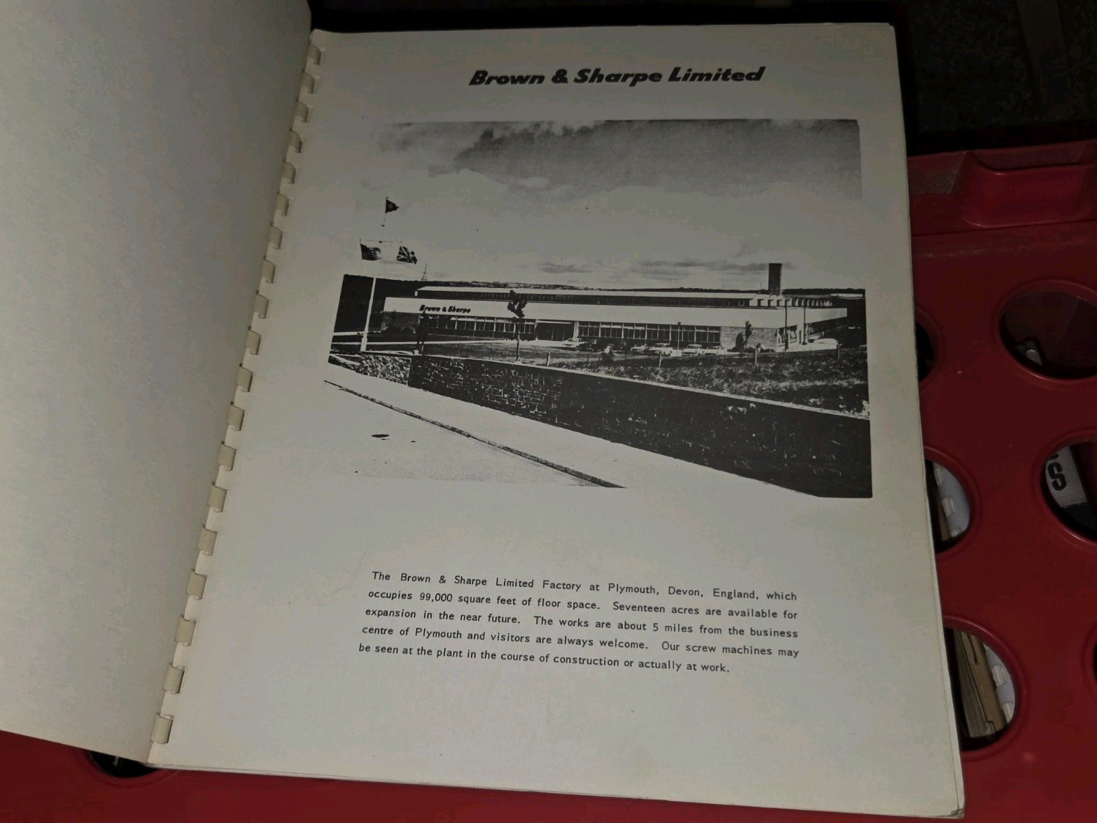 Brown & Sharpe Operation Maintenance Manual Book 2B Automatic Screw Machine OLD!
