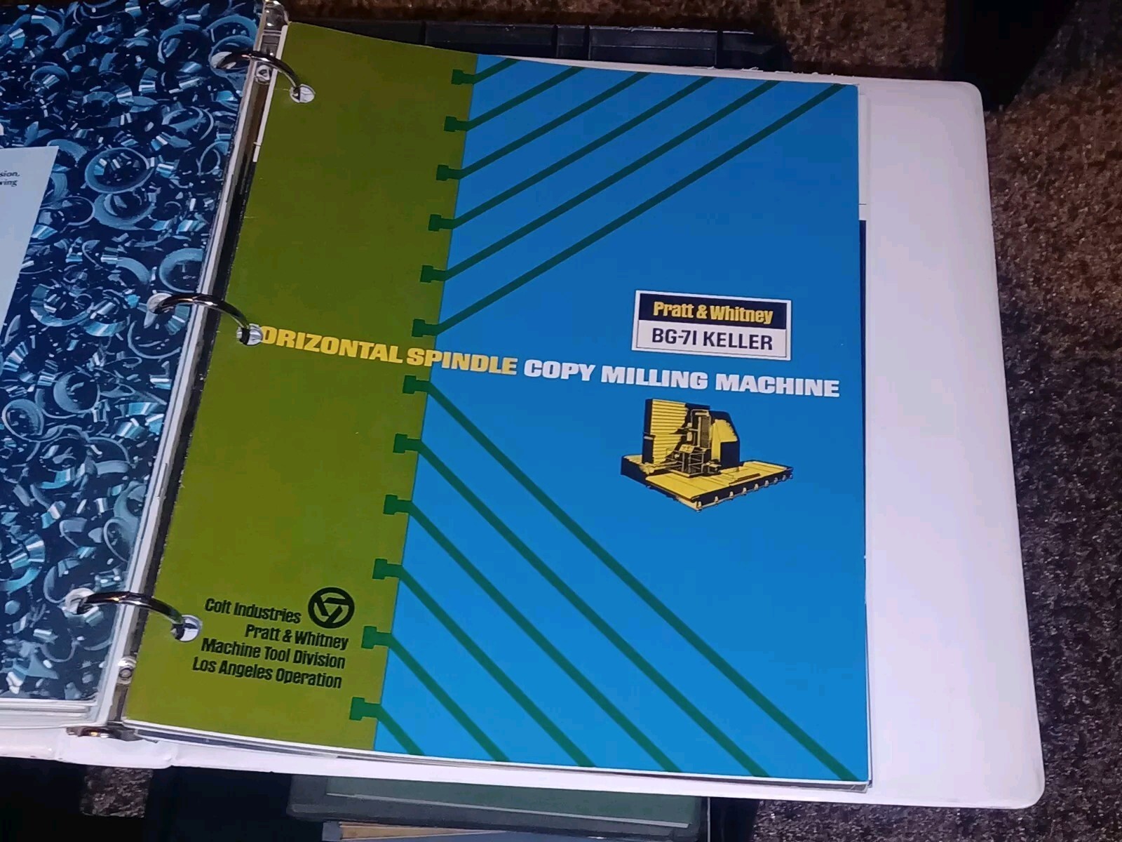 1974 Pratt & Whitney MACHINING TOOLS Catalog book LOT salesman 3 Ring Binder OLD