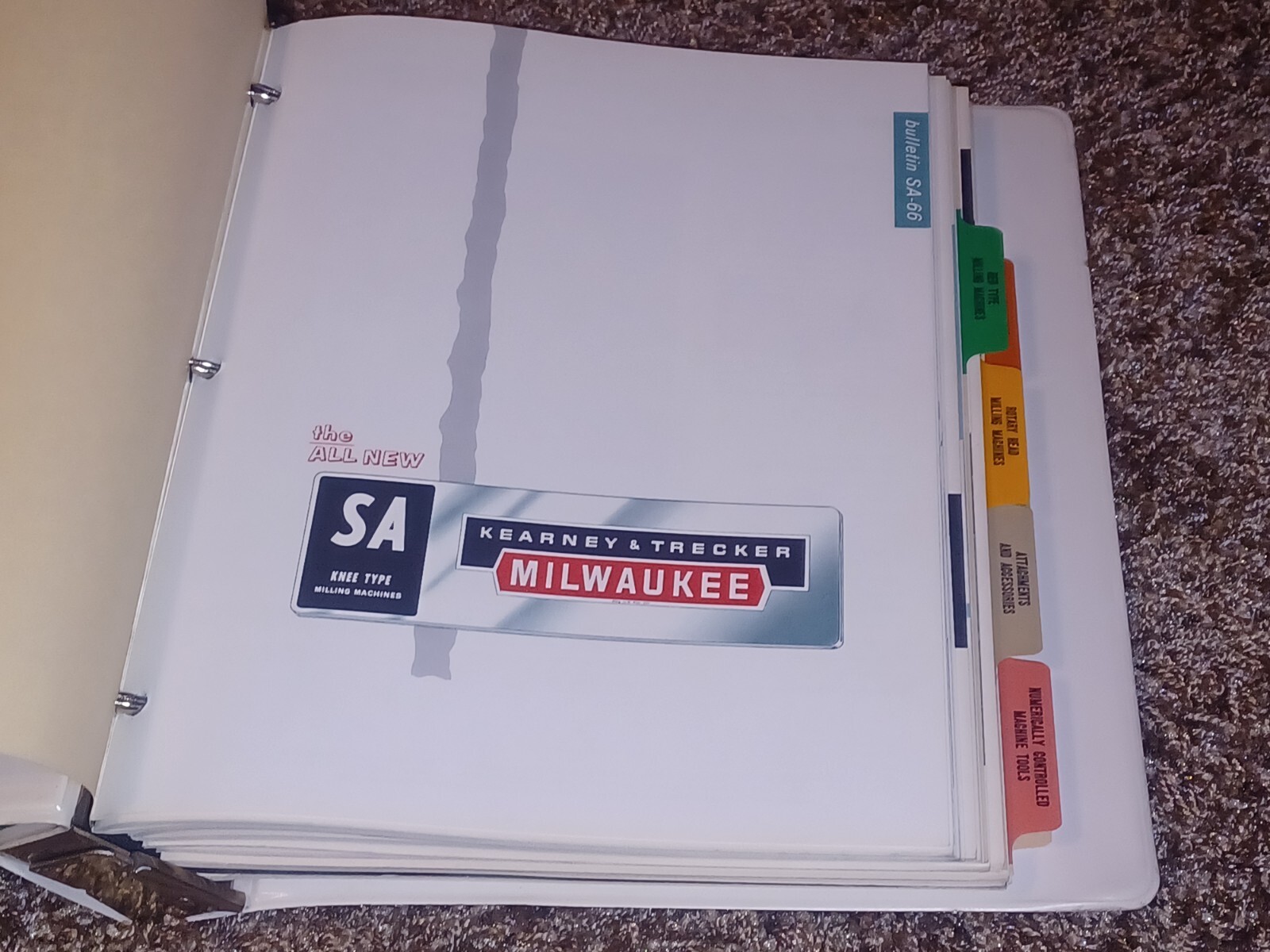 1975 KEARNEY & TRECKER MILLING BORING MACHINES Book SALES CATALOG MILWAUKEE TOOL