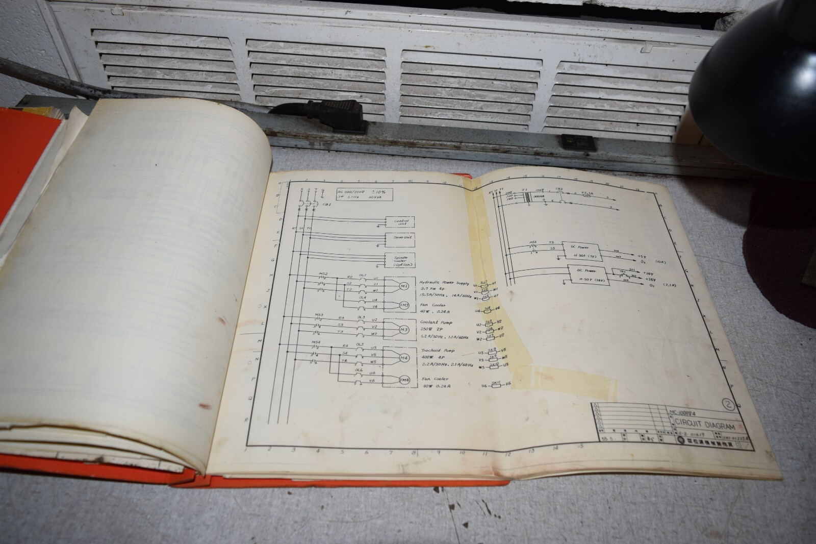 Matsuura MC-1000 V4 Service Manual
