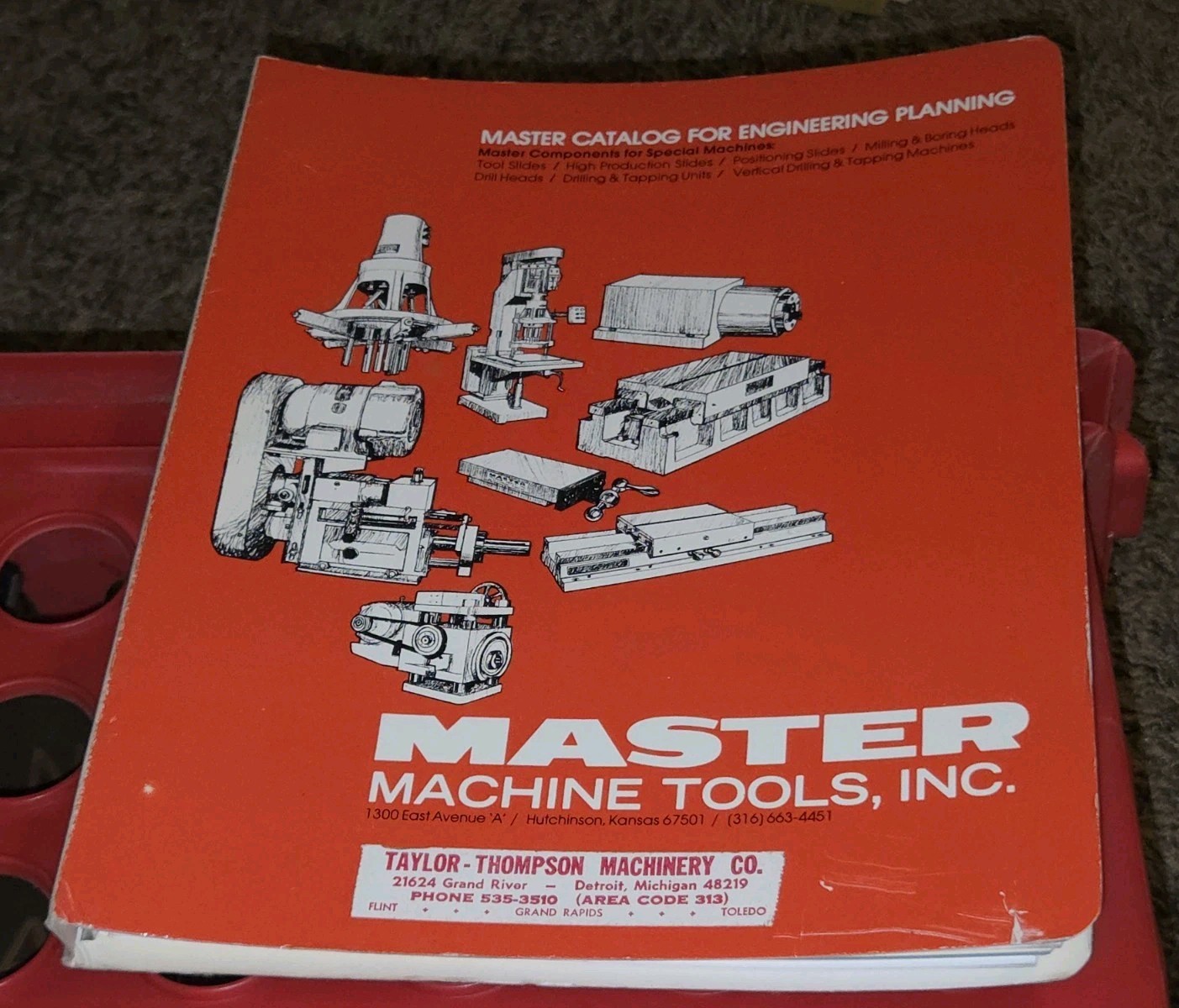 MASTER MACHINE TOOLS CO SLIDES & HEADS Promo Sales Binder Catalog Book MACHINIST