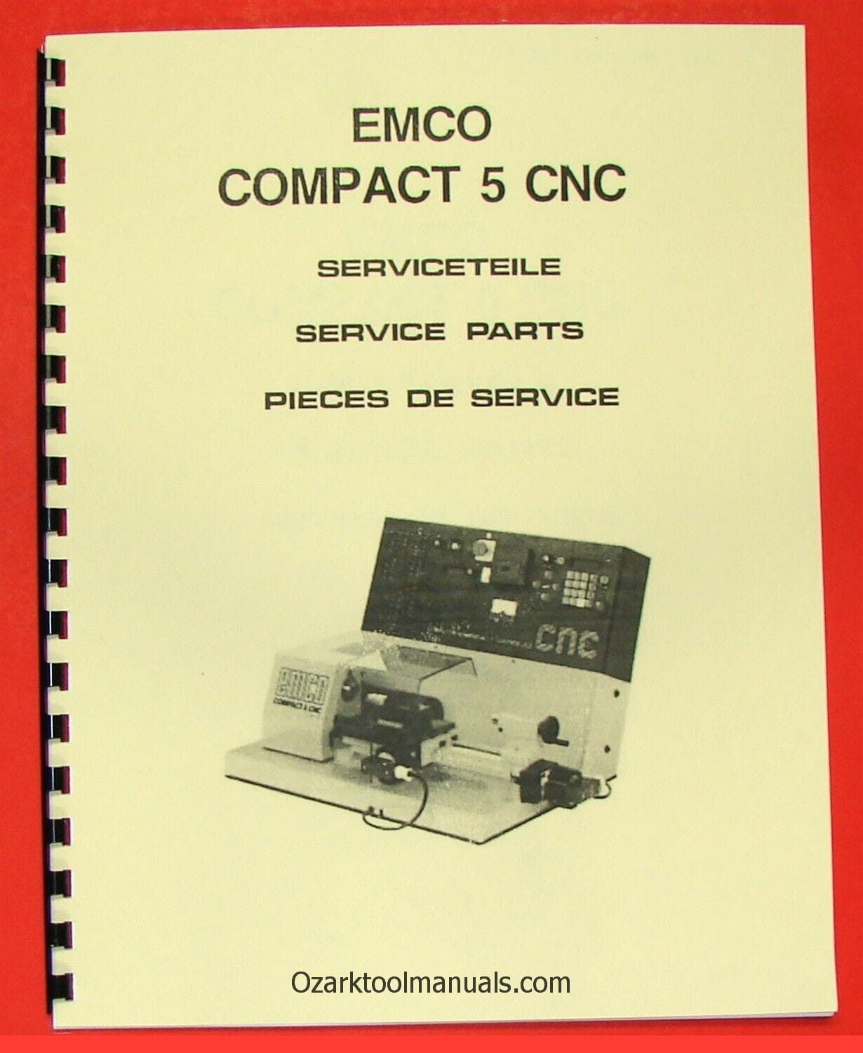 EMCO Compact 5 CNC Metal Lathe Parts Manual 0291