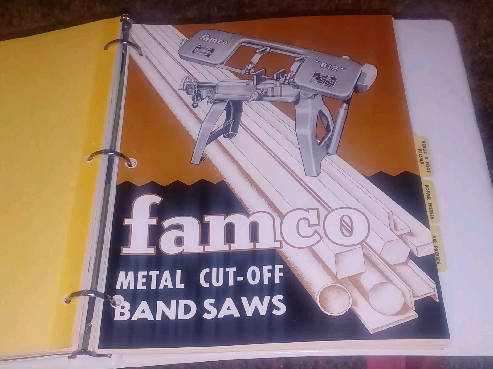 FAMCO MACHINE CO CATALOG CATALOG LOT MILLING MACHINE SQUARING SHEARS PRICE LISTS