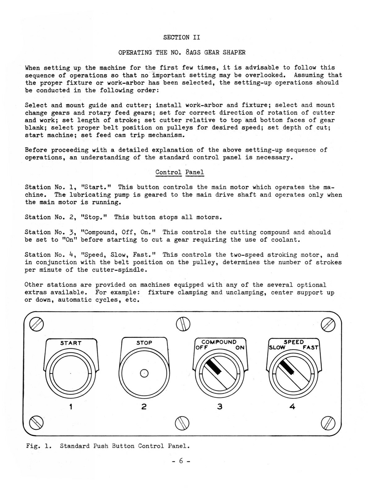 Fellows #8AGS Gear Shaper Instruction Manual #1732