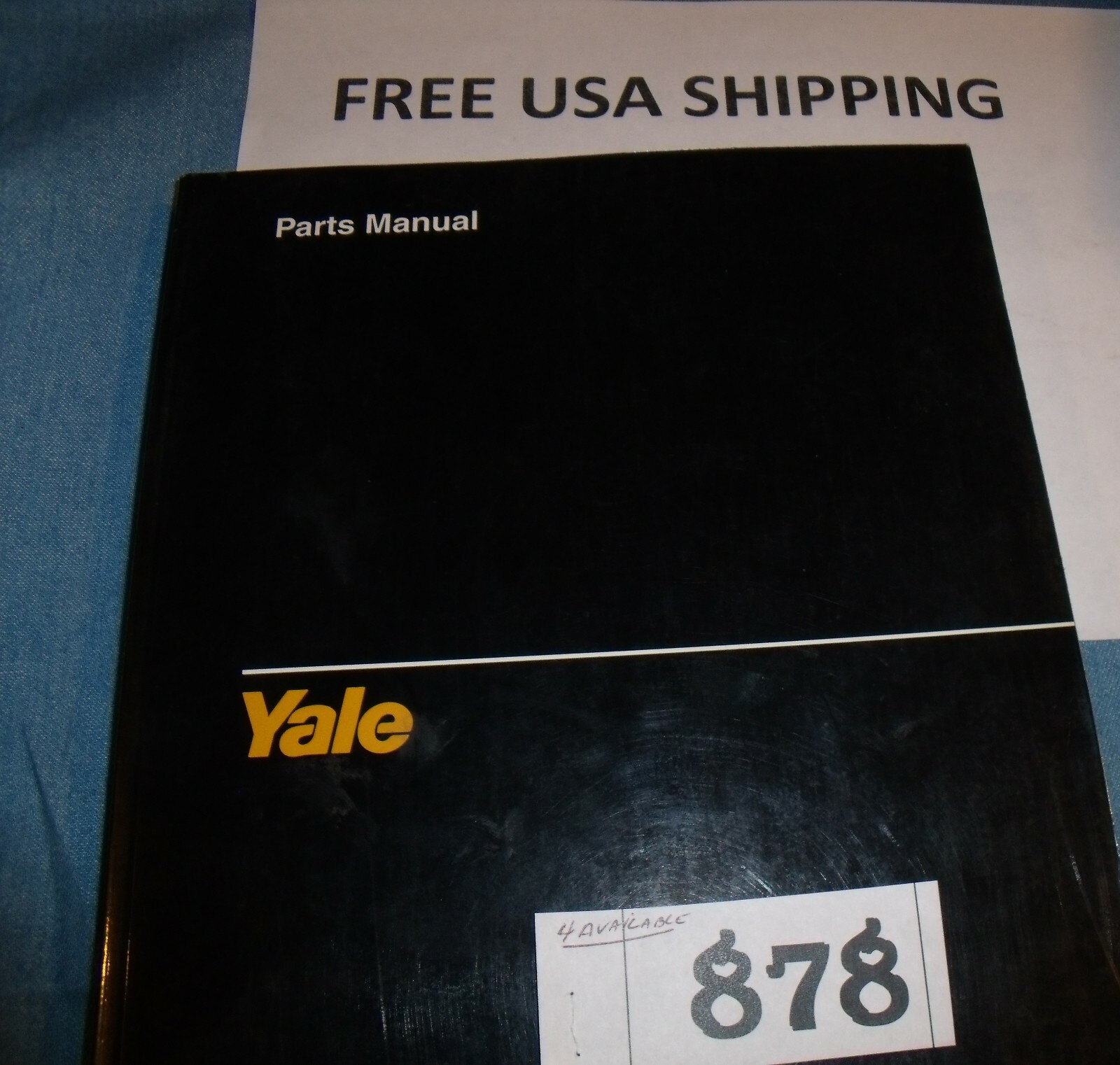 Yale ERC 070-120 HD 1638 1/97 Parts Manual Approx. 150 pgs. Machine Shop Tools