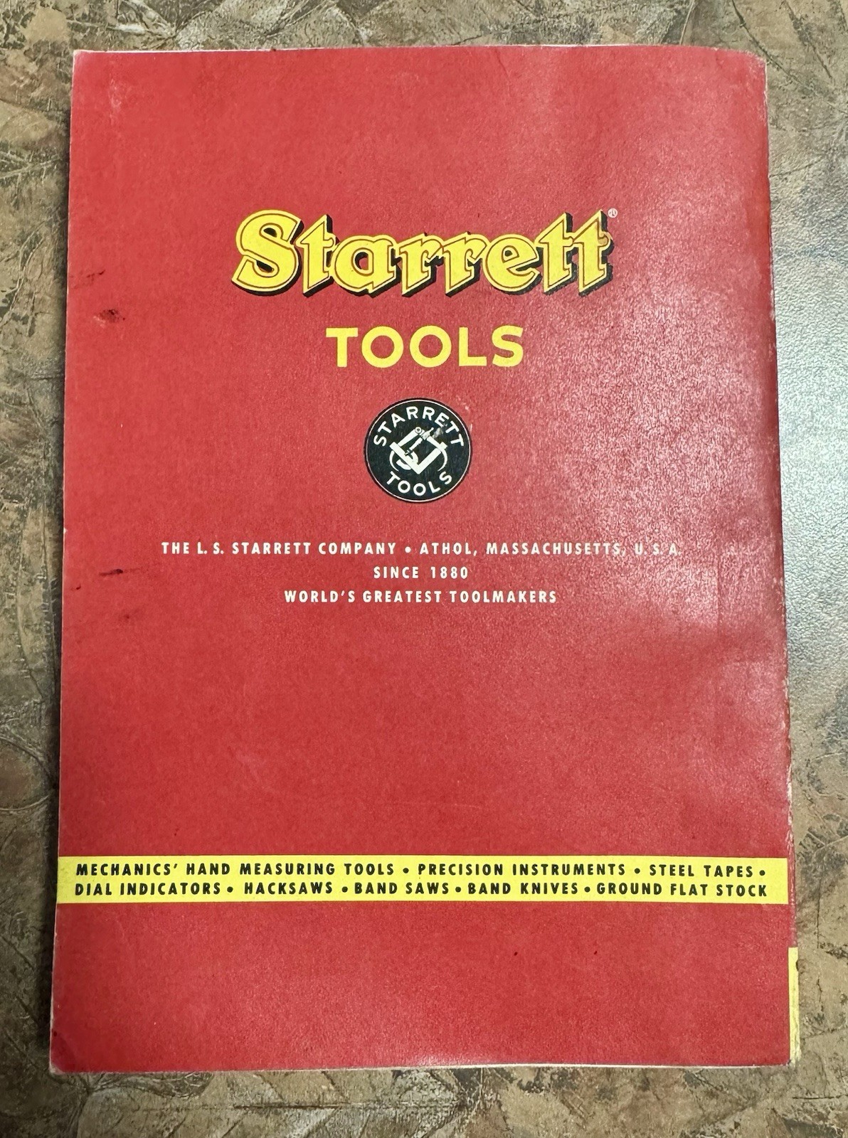 1957 Starrett Tools Catalog No. 27 Second Edition 462 Pages