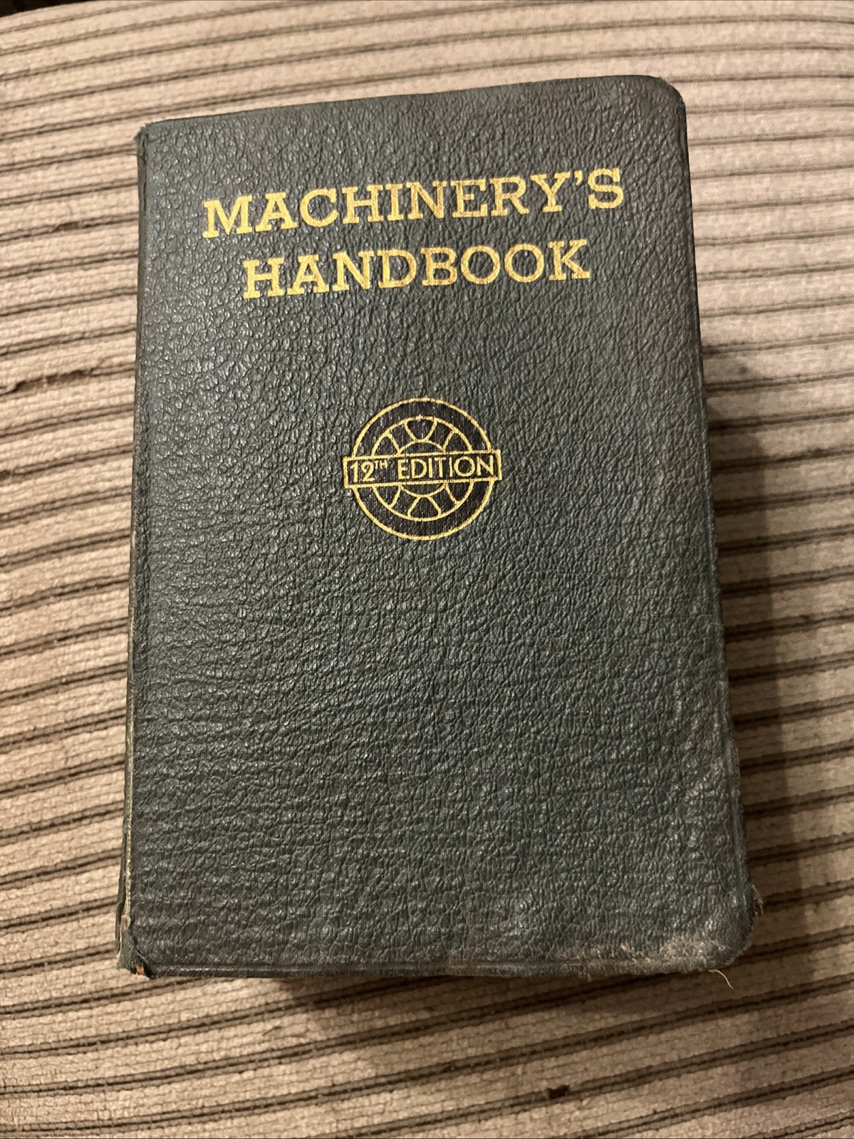 Vintage 1943 Machinerys Handbook 12th Edition Softback Book