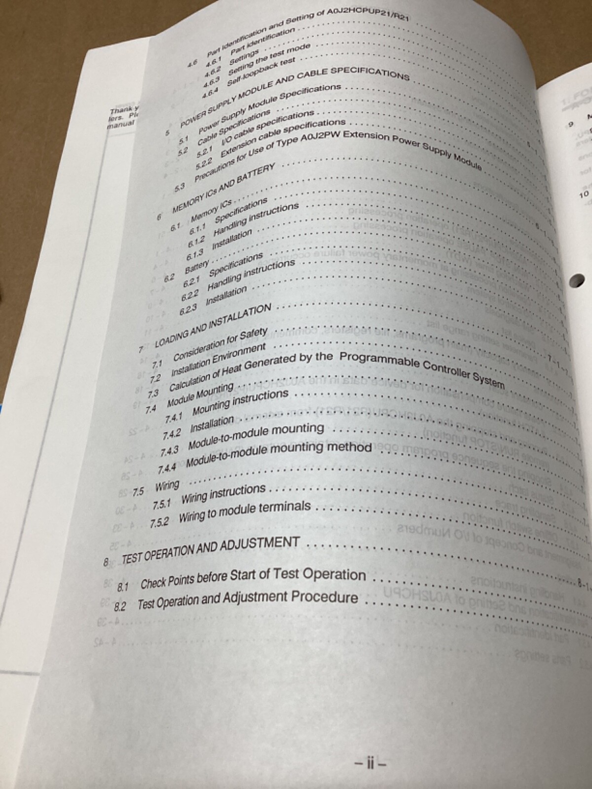 Mitsubishi Melsec-A A0J2HCPU Programmable Controller User’s Manual #144G24PR7
