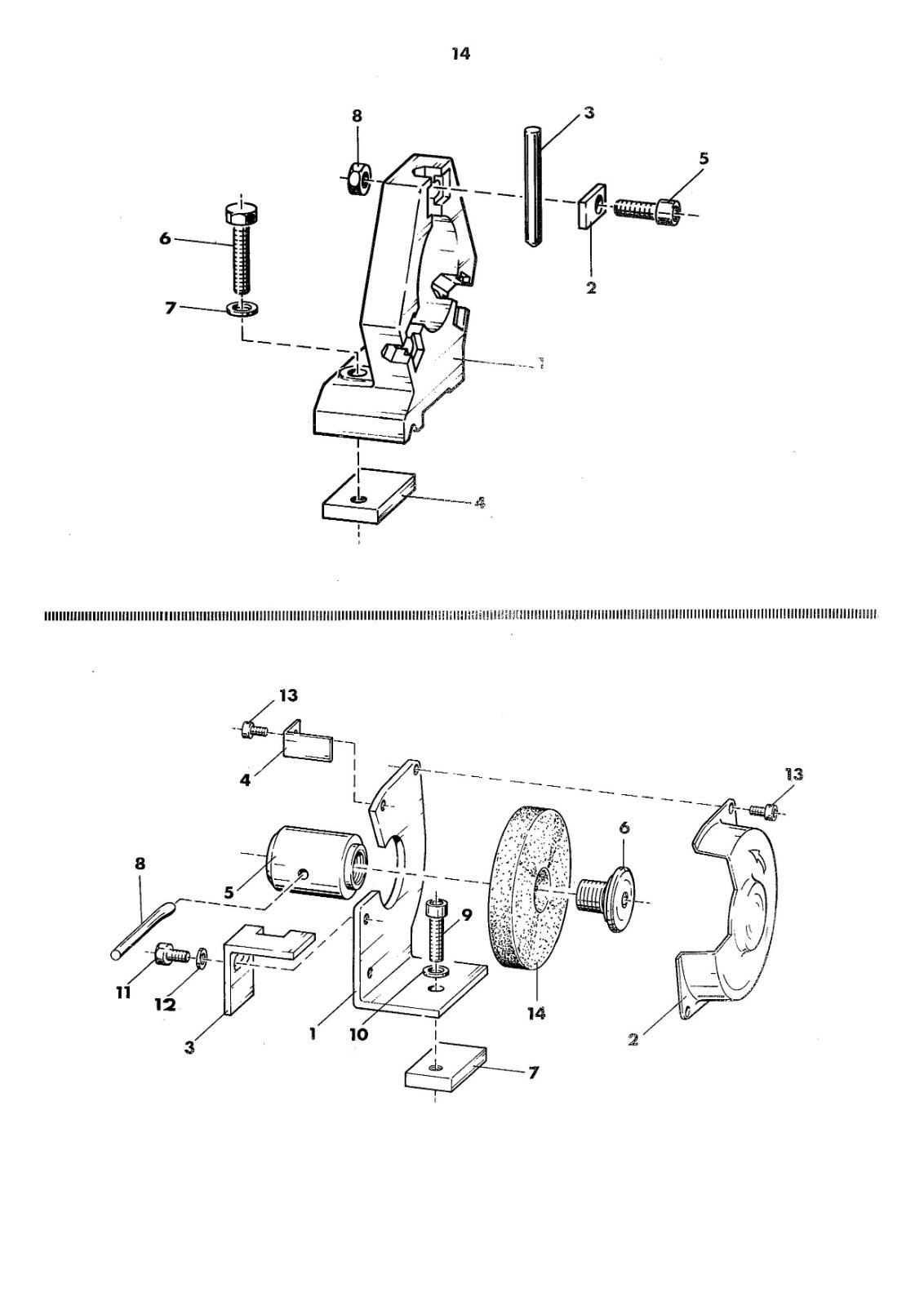 3 UNIMAT LATHE MILL Service PARTS Manual Fits EMCO 3 95W REF. 0302 154-B