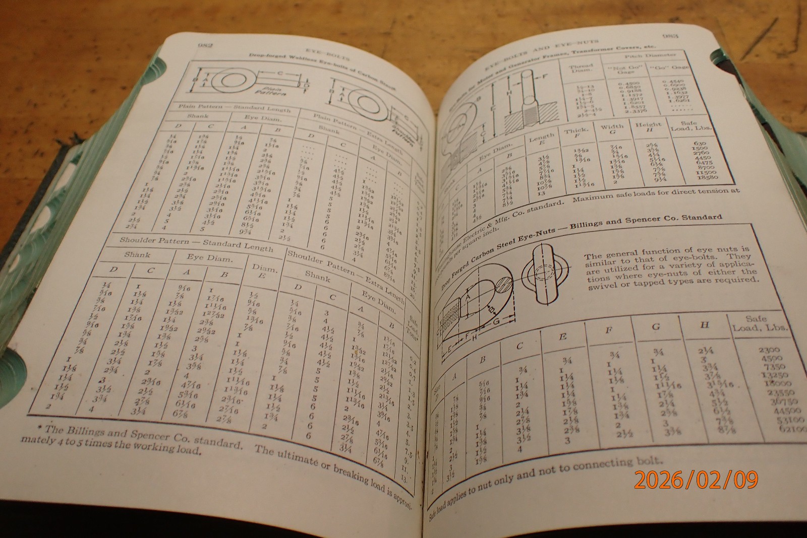 LOT B1: VINTAGE MACHINERY’S HANDBOOK MACHINIST BOOK