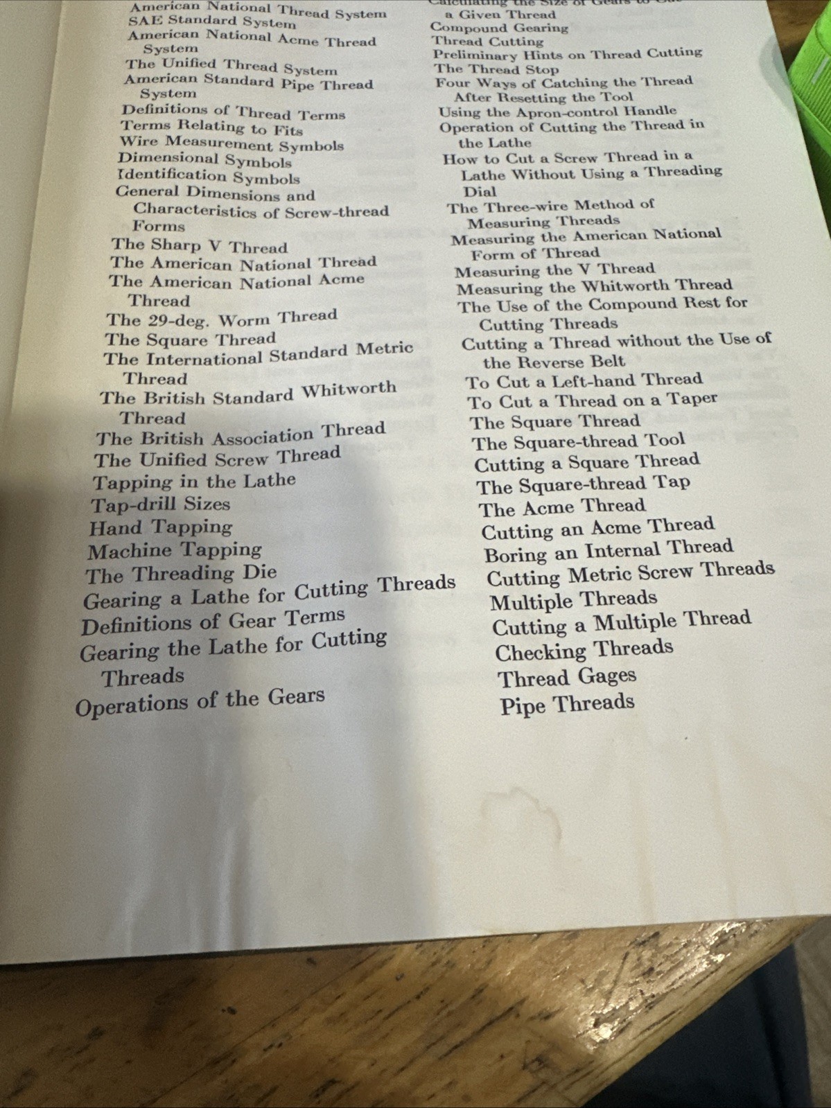 Machine Tool Operation Manual