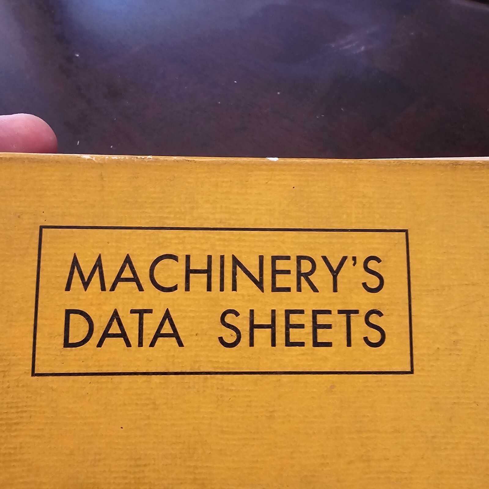 Hardcover Machinery Data Sheets Vintage Collectible, Early to Mid 1930’s, Pics