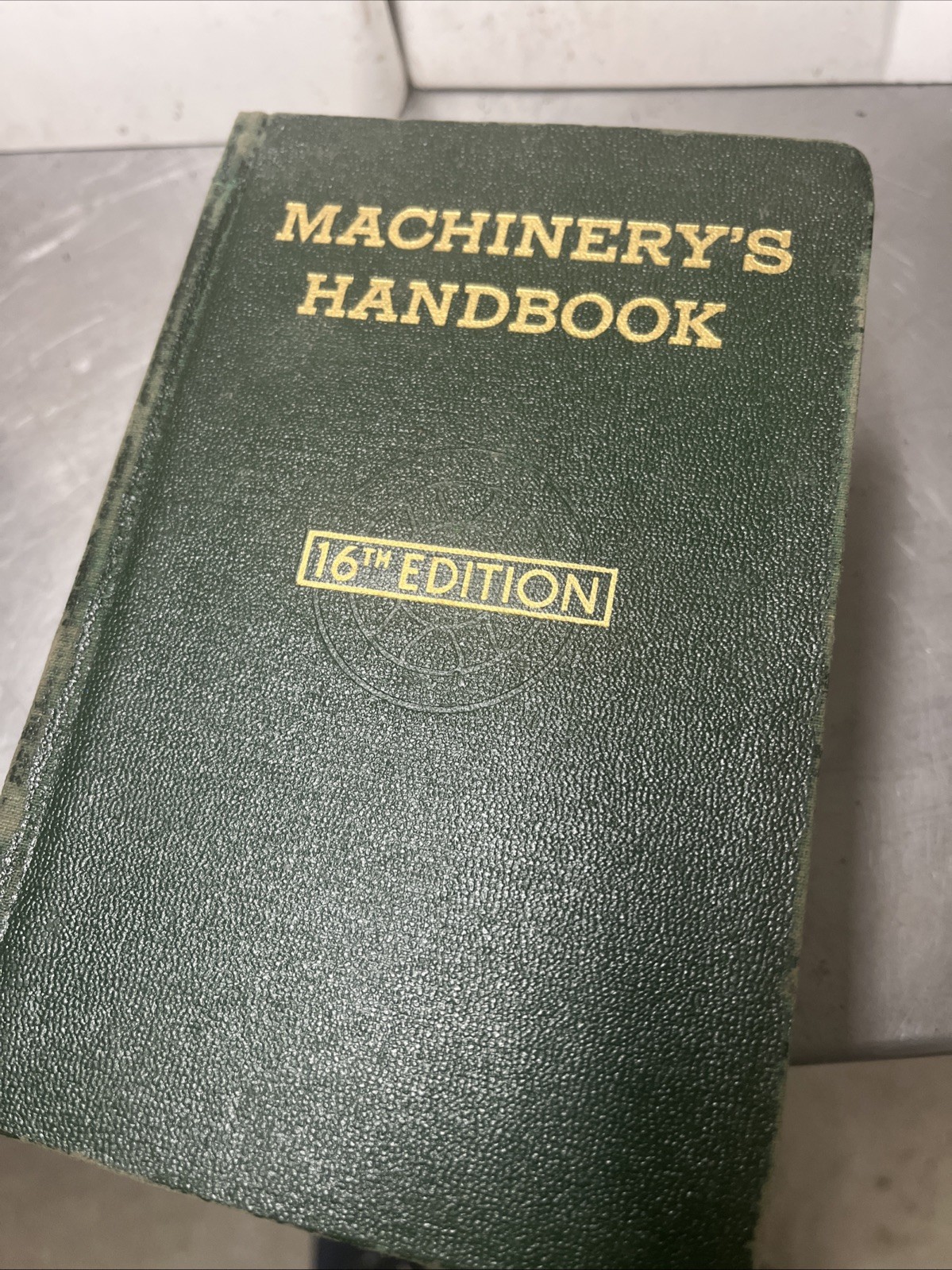 Vintage Machinery’s Handbook 16th Edition from 1959 The Industrial Press NY, NY