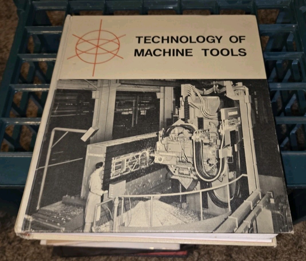 Technology of Machine Tools Krar Oswald Amand McGraw Hill 1969 Hardcover Book
