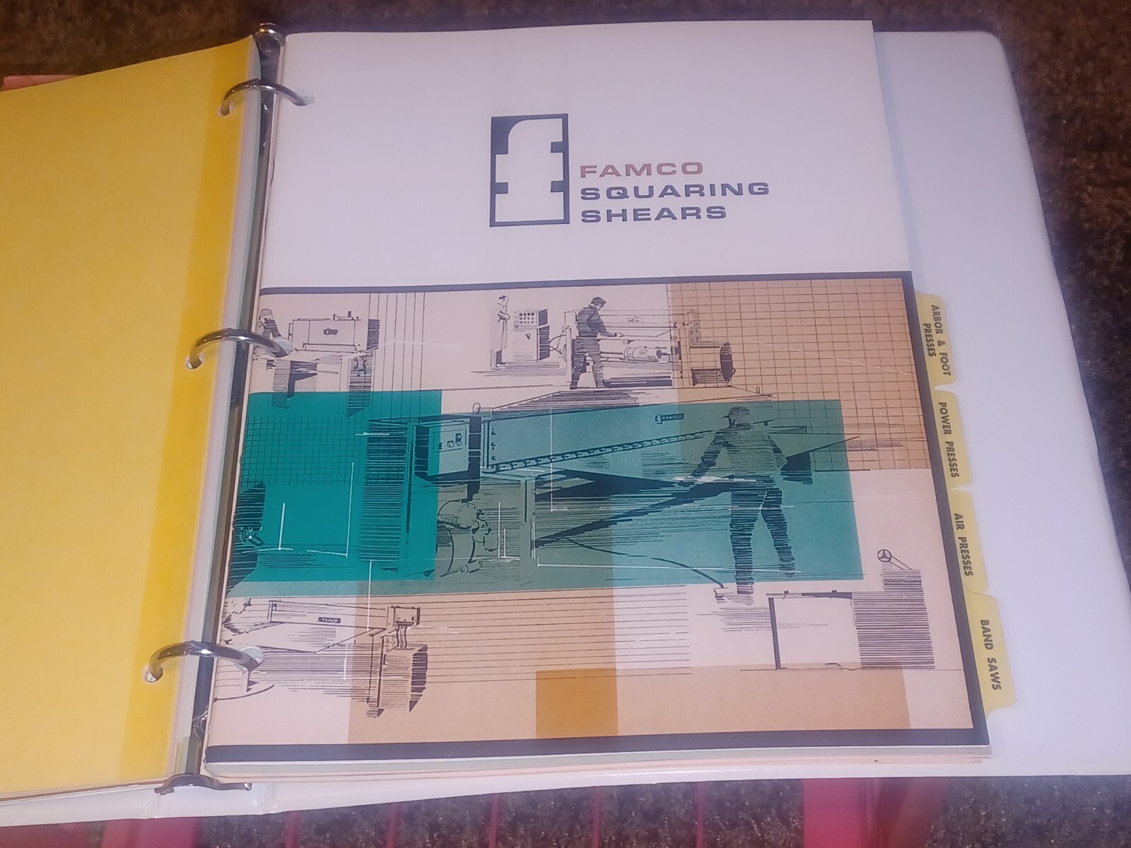 FAMCO MACHINE CO CATALOG CATALOG LOT MILLING MACHINE SQUARING SHEARS PRICE LISTS