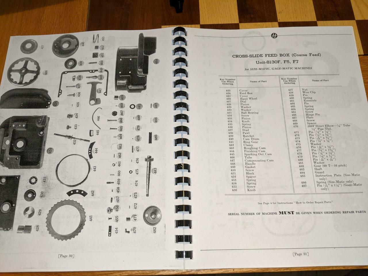 Heald 81 Internal Grinder Instruction and Parts Manual