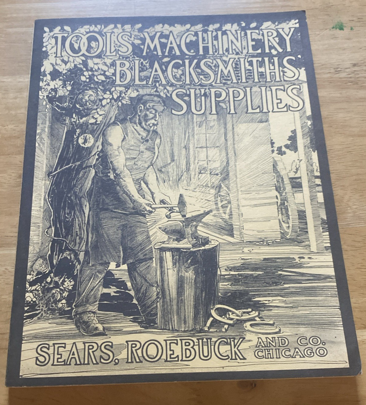 Tools Machinery Blacksmiths Supplies Sears Roebuck 1984 reprint