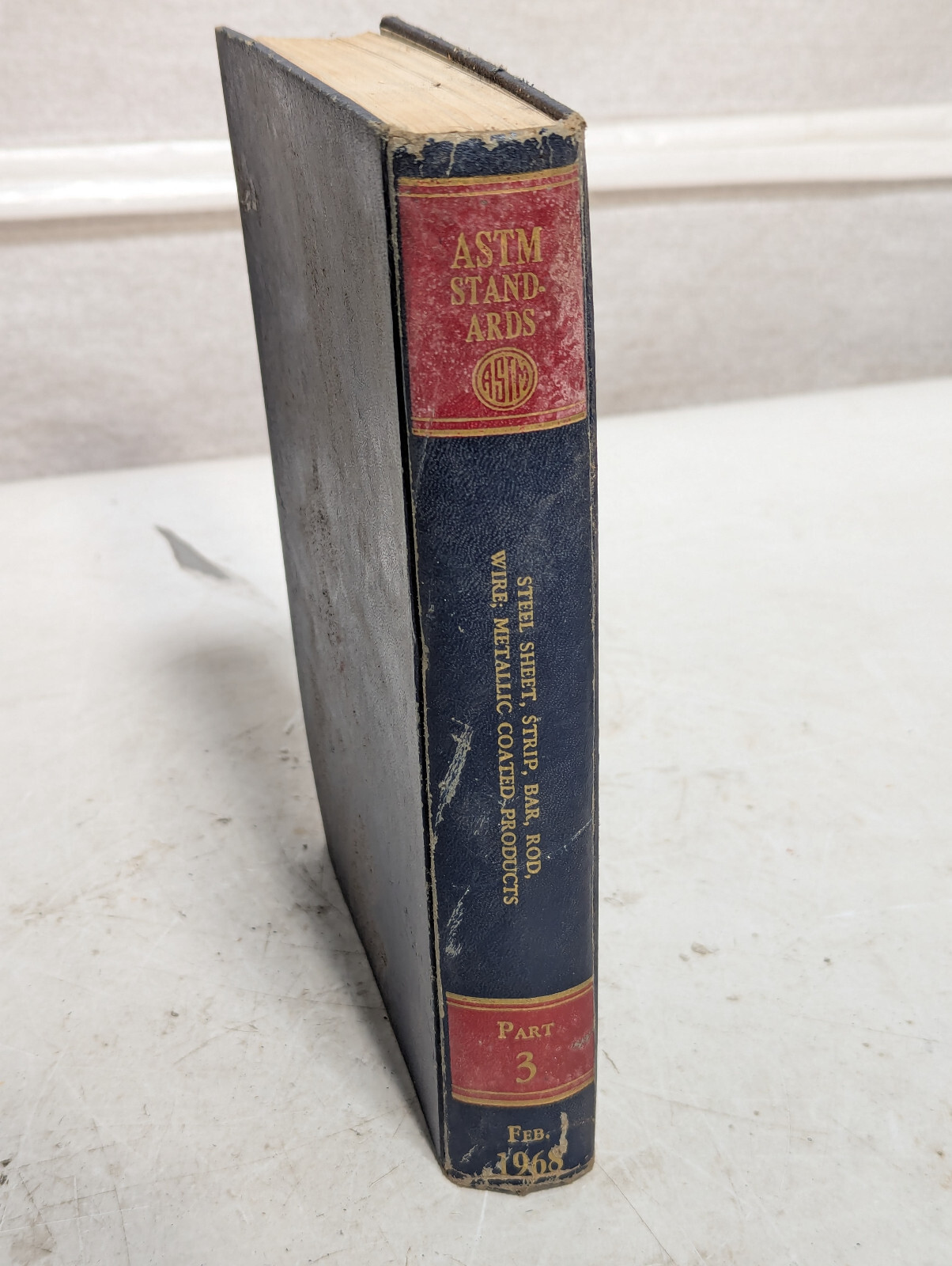 Lot of 4: Vintage 1968 Industrial Machining and ASTM Standards Books