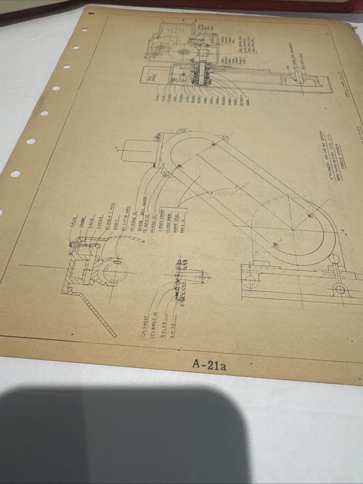 1941 Jones & Lamson J&L 6×15 in Automatic Thread Grinding Machine TG-6×15 Manual