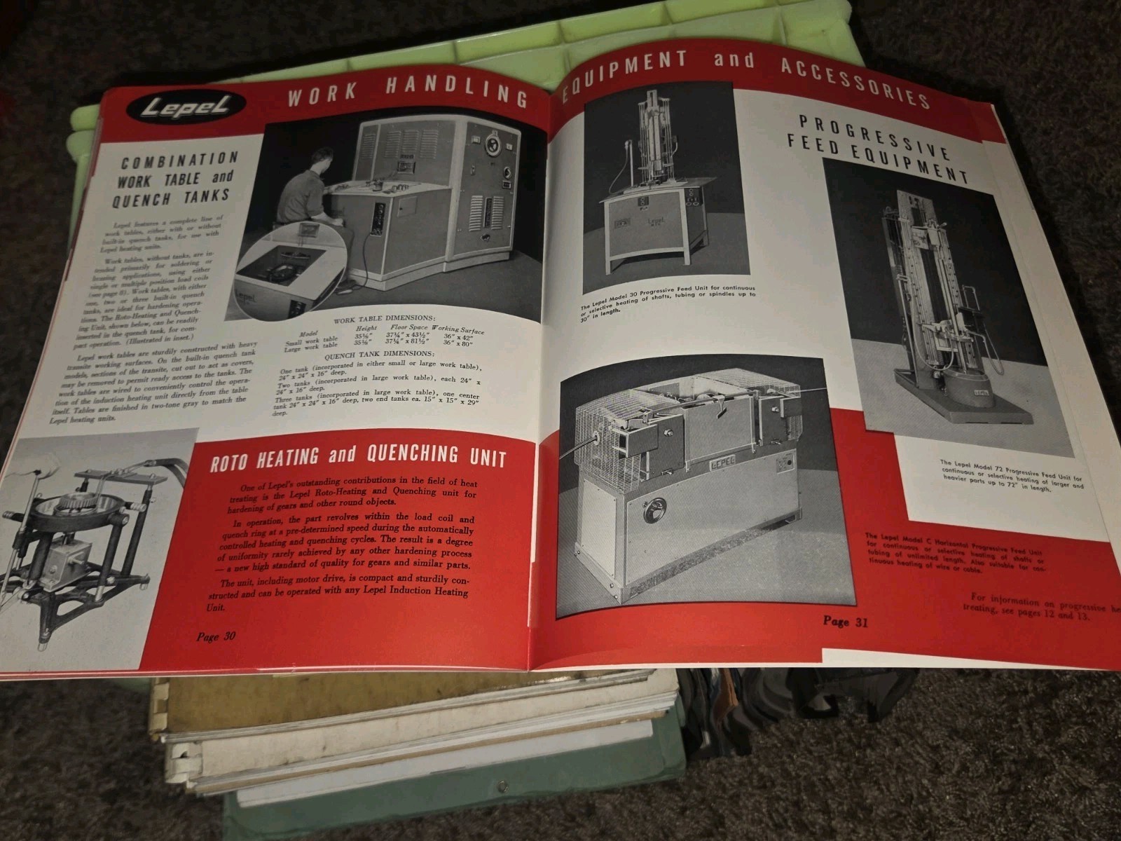 LEPEL Induction Heating Equipment Sales Promo Catalog Book METAL MACHINIST TOOLS