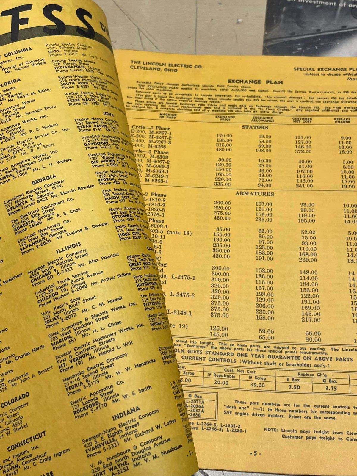 Vtg 1950s Lincoln Electric Brochure Bundle Directory Build A Tool Plan Welding +