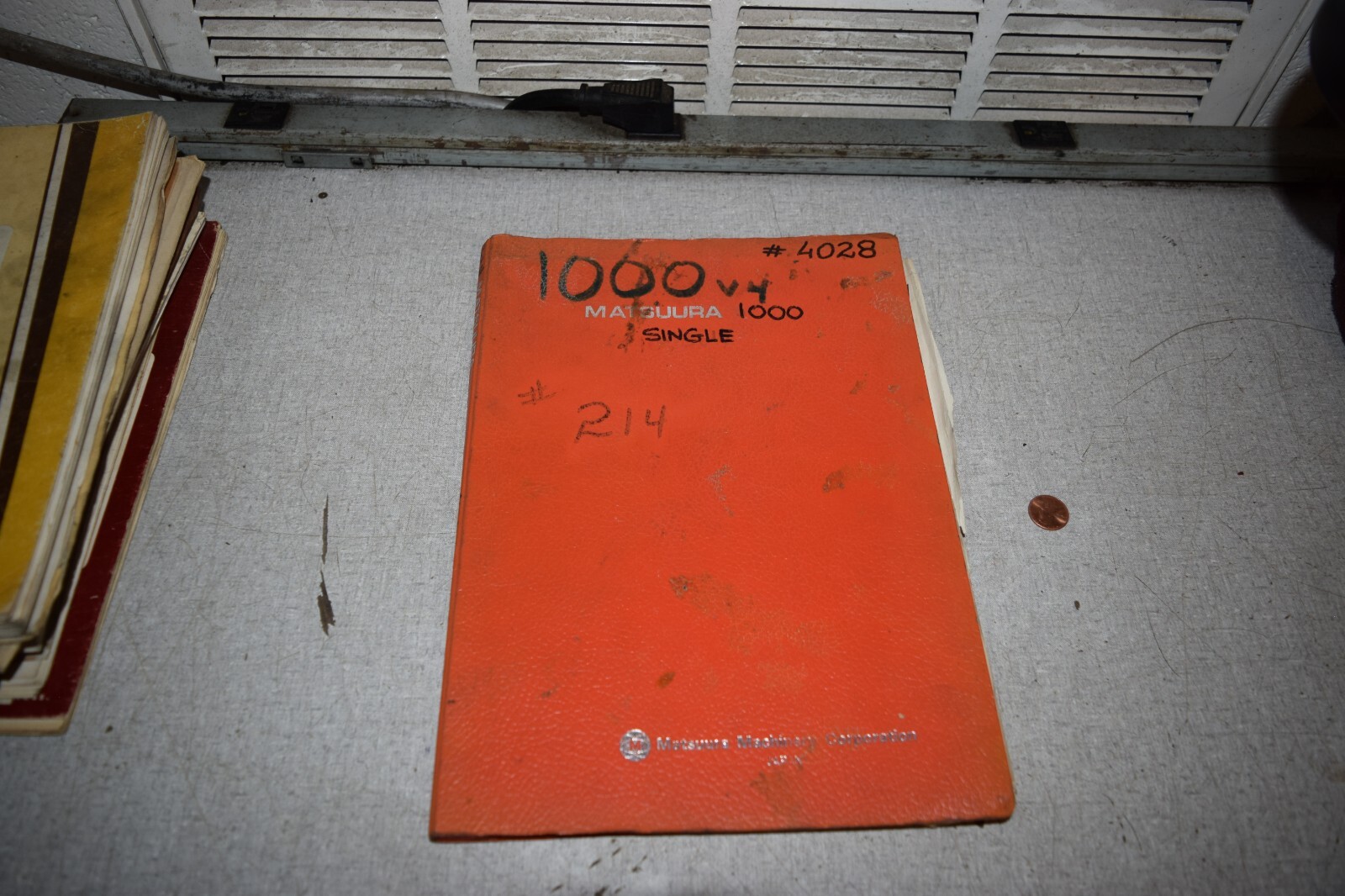 Matsuura MC-1000 V4 Service Manual
