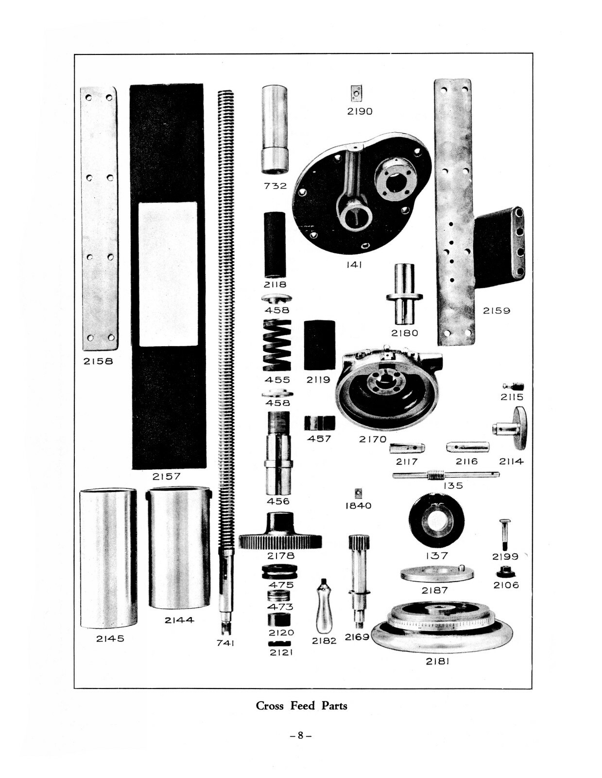 Brown & Sharpe #13 Universal & Tool Grinder Repair Parts Manual #1809