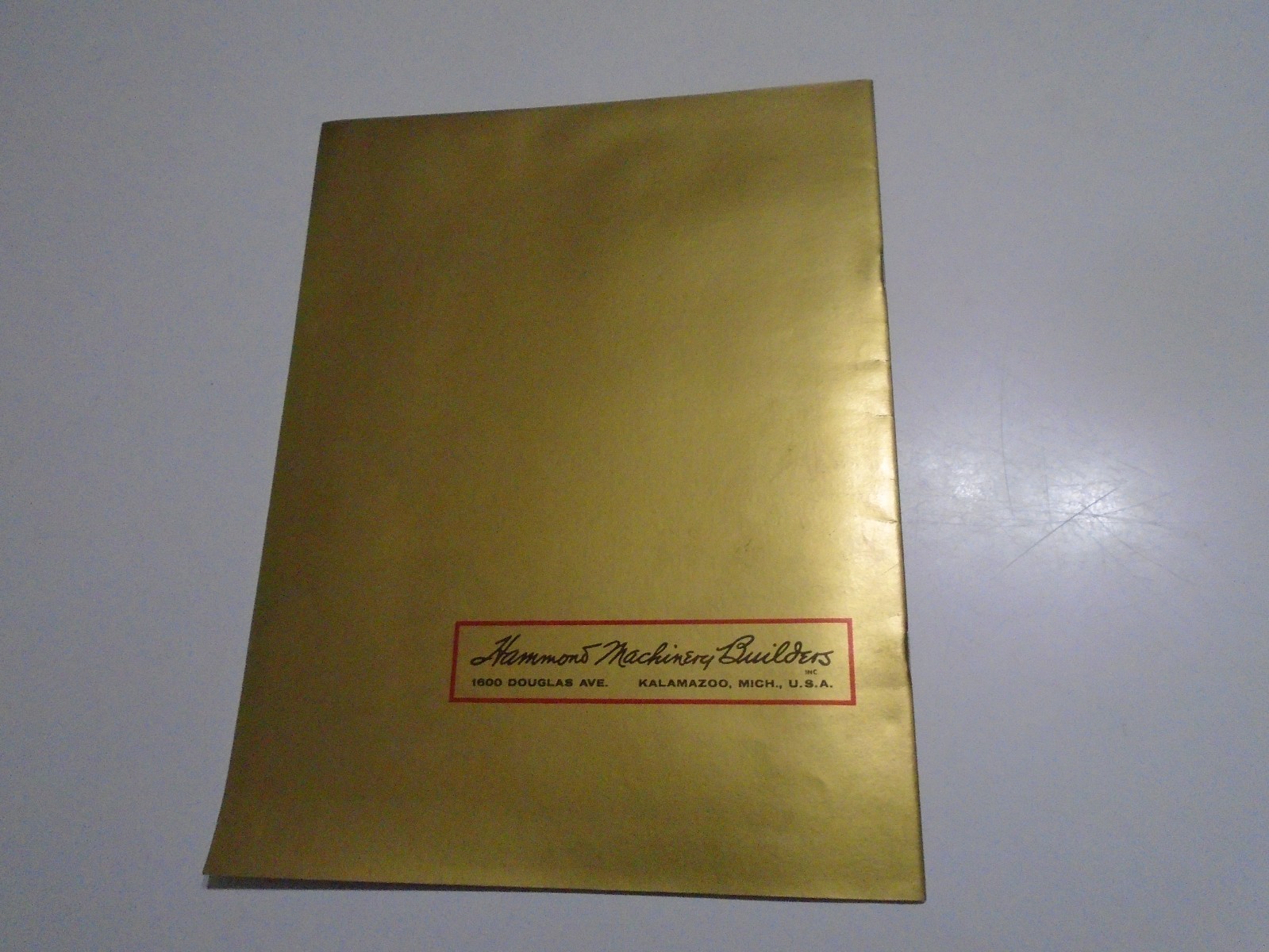 Hammons Electrolytic Grinders catalog EG-270 sce-10 sce-6 made in usa