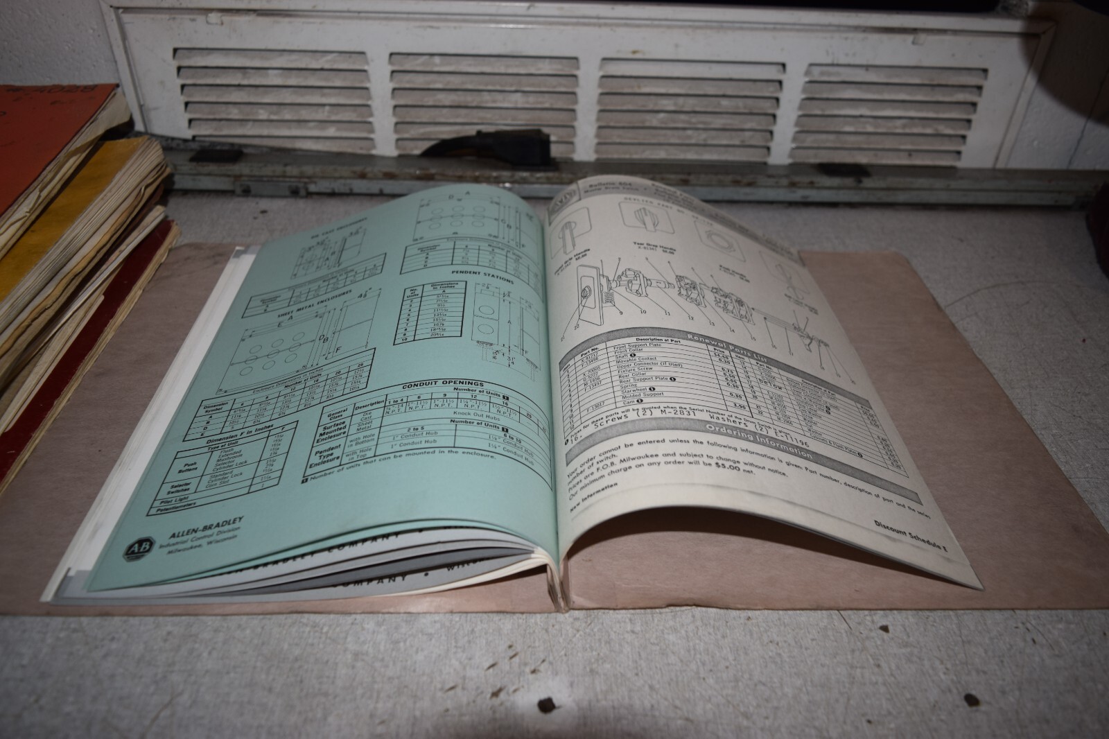 Allen Bradley Devlieg Machine Renewal Parts Manual