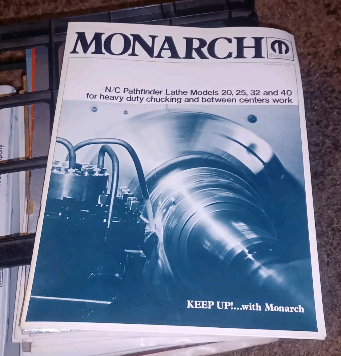Monarch Machine Tool Catalog Bulletin N/C PATHFINDER LATHE MODELS 20 25 32 40