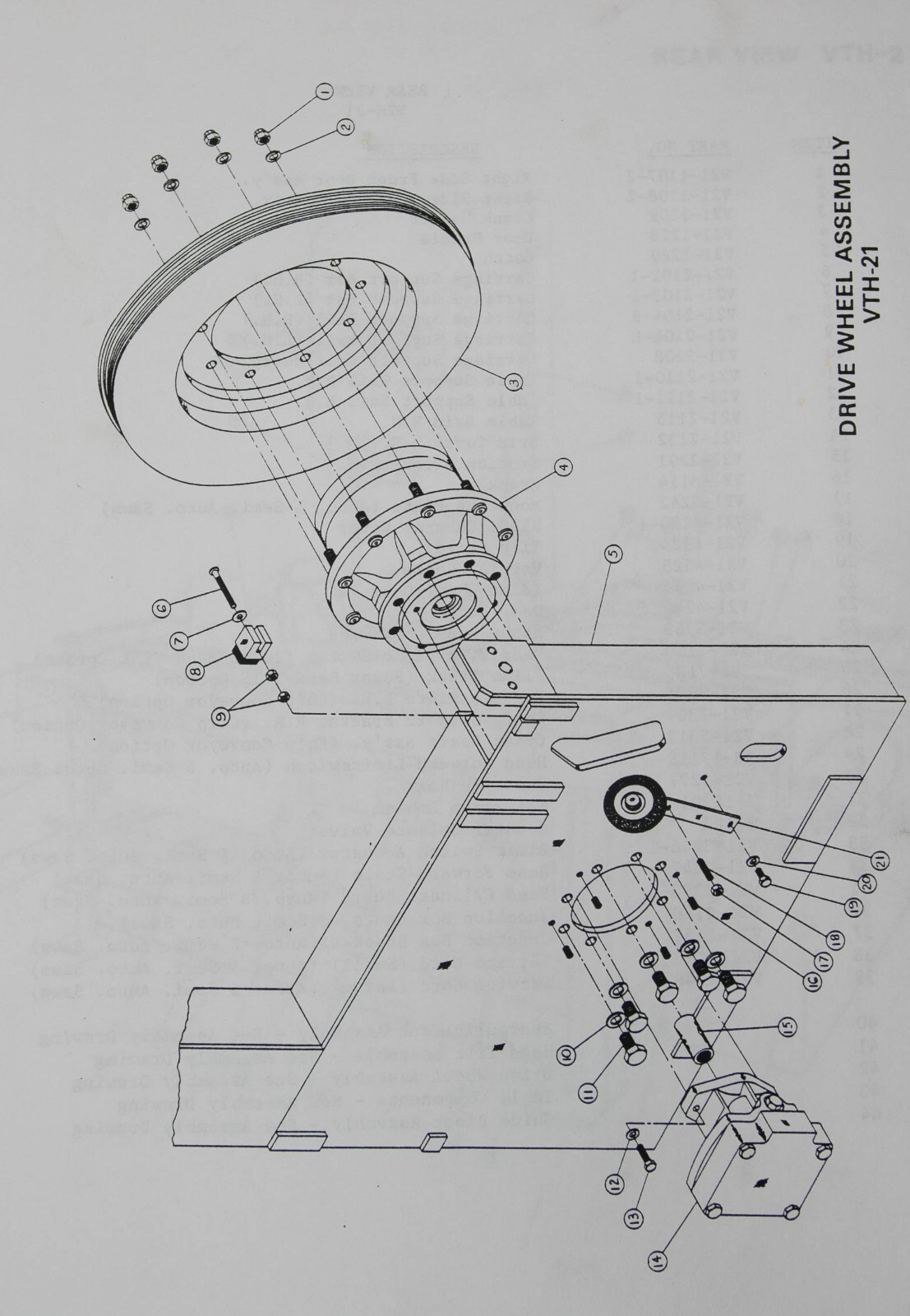 Kalamazoo Clausing VTH-21 Tilt Band Saw Operations, Program & Maintenance Manual