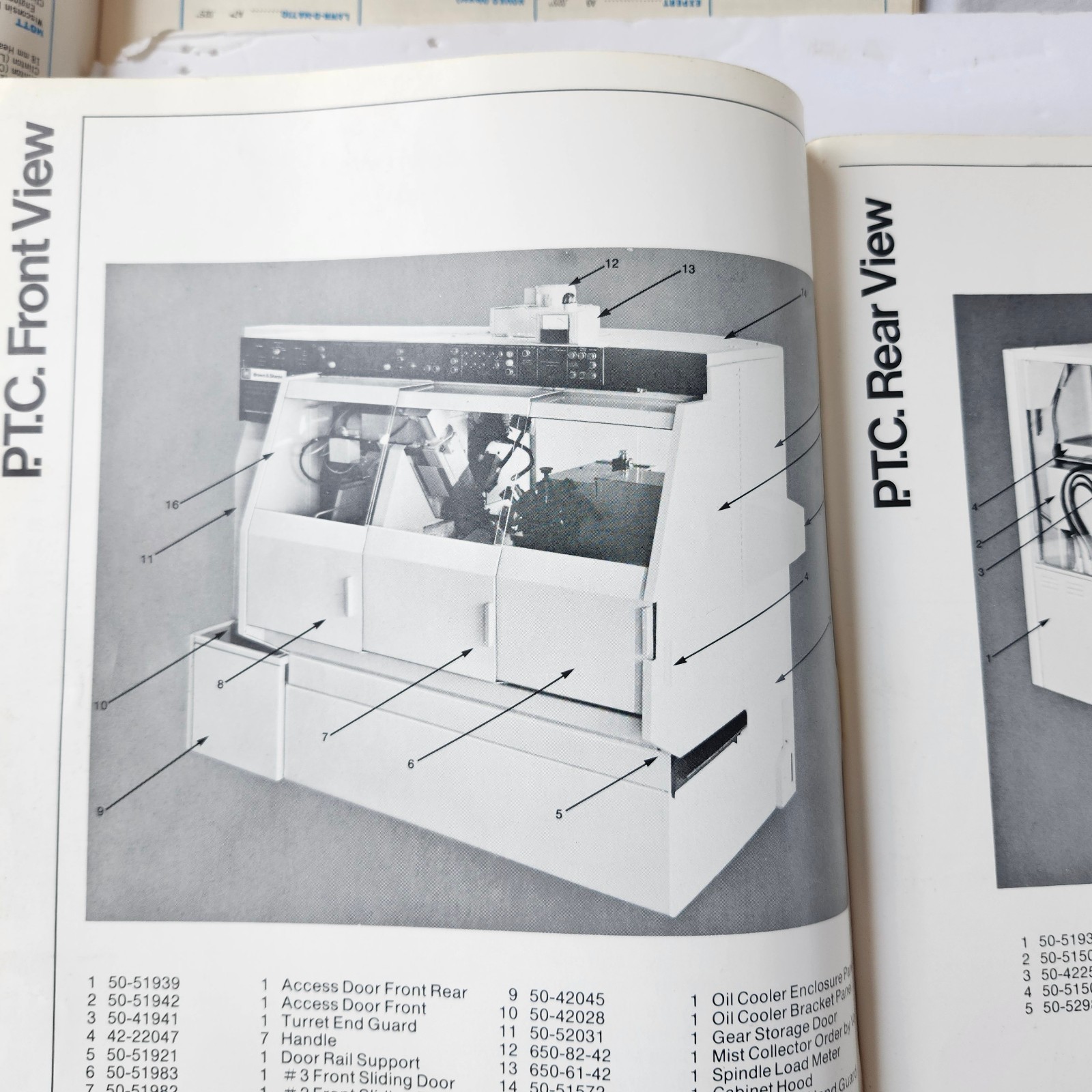 Brown & Sharpe Machine parts catalog 1979 for (PTC)