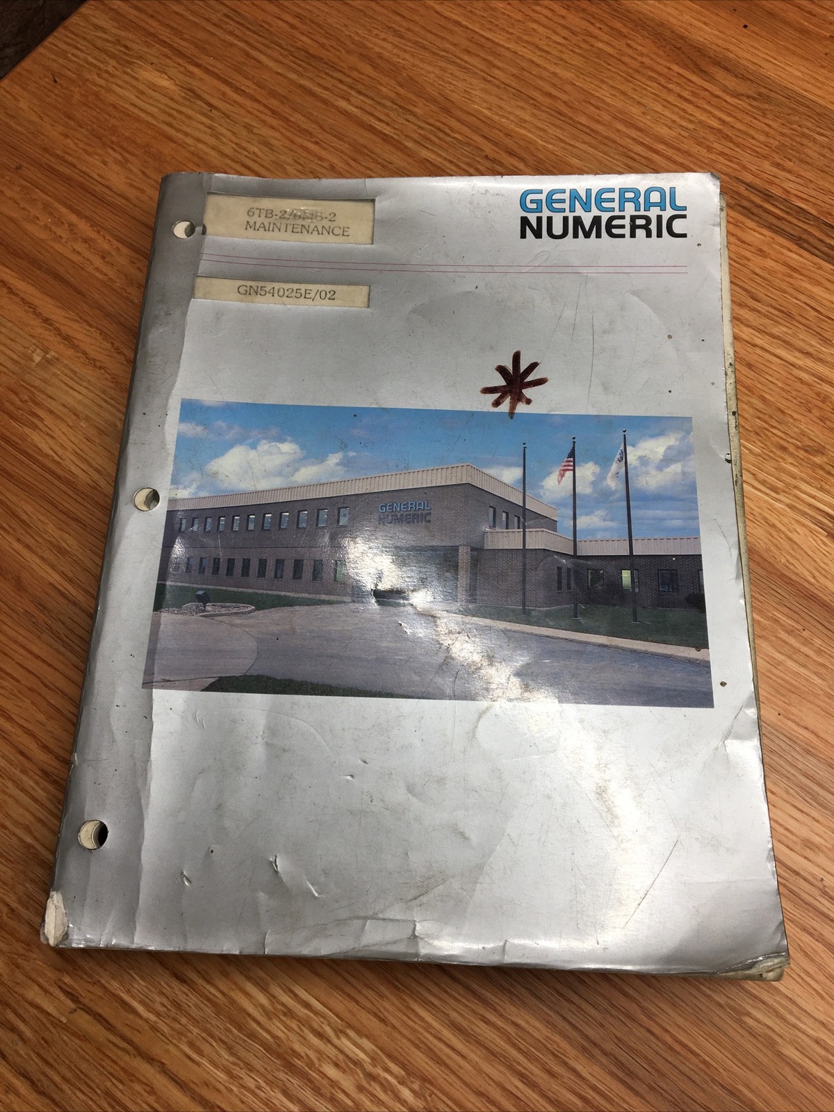 GENERAL NUMERIC GN54025E/02 CNC Control Manual 6TB-2/6MB-2 Maintenance
