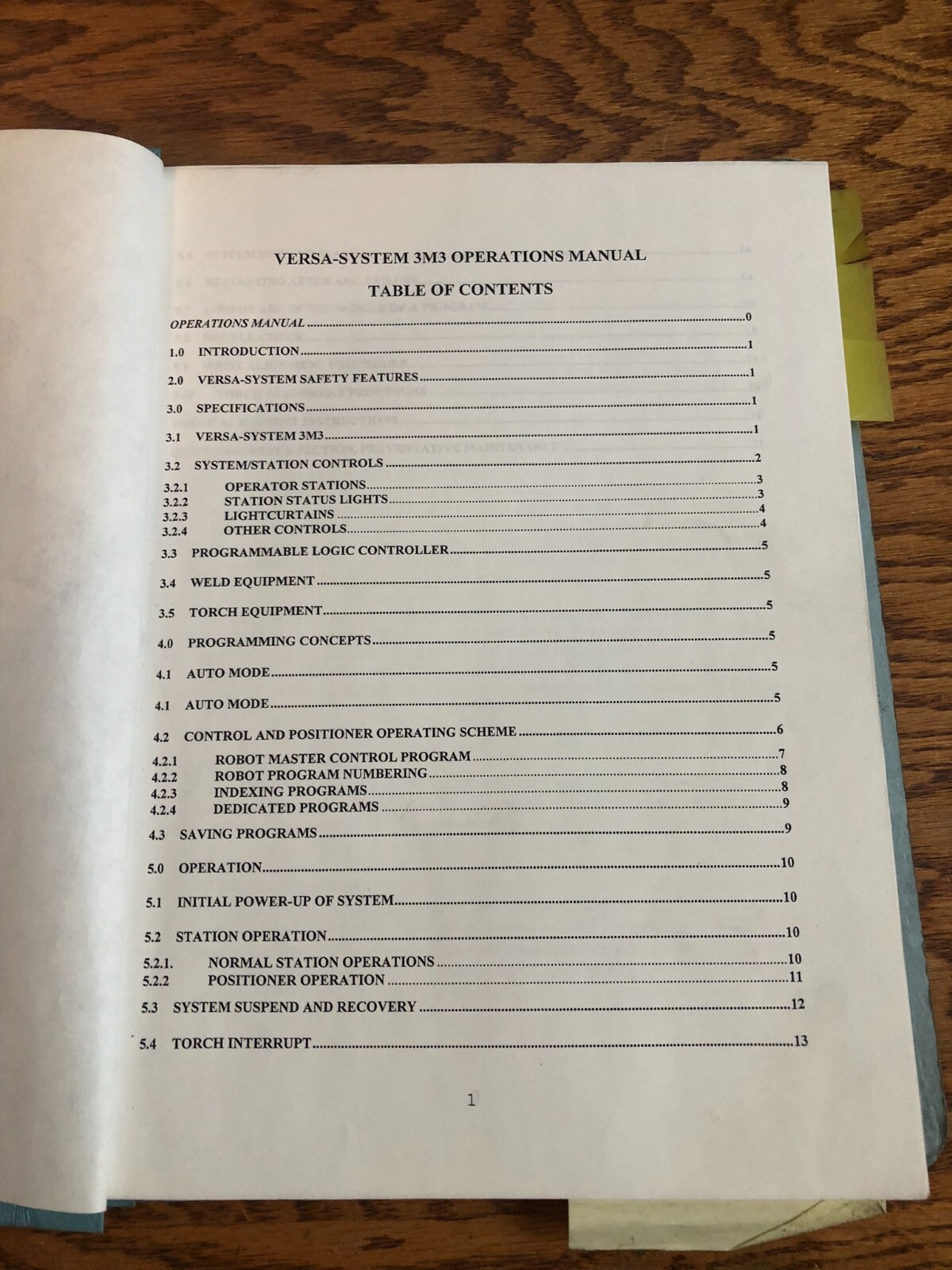 Genesis Systems Group Versa System V3M3 Moto Instruction Manual Parts List