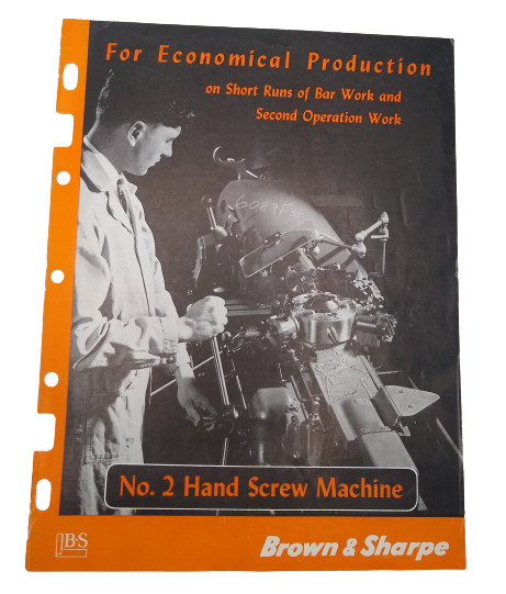 Brown & Sharpe – Hand Screw Machine Manual No.2