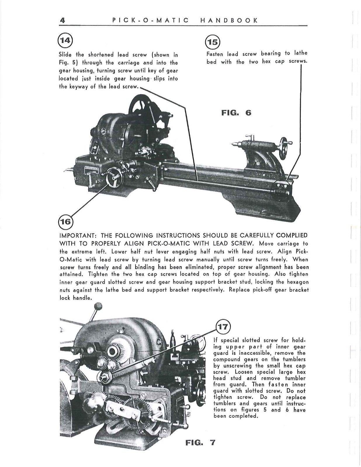 10in Metal Lathe & Threading Charts Operator Inst Manual Fits Atlas Pick-O-Matic