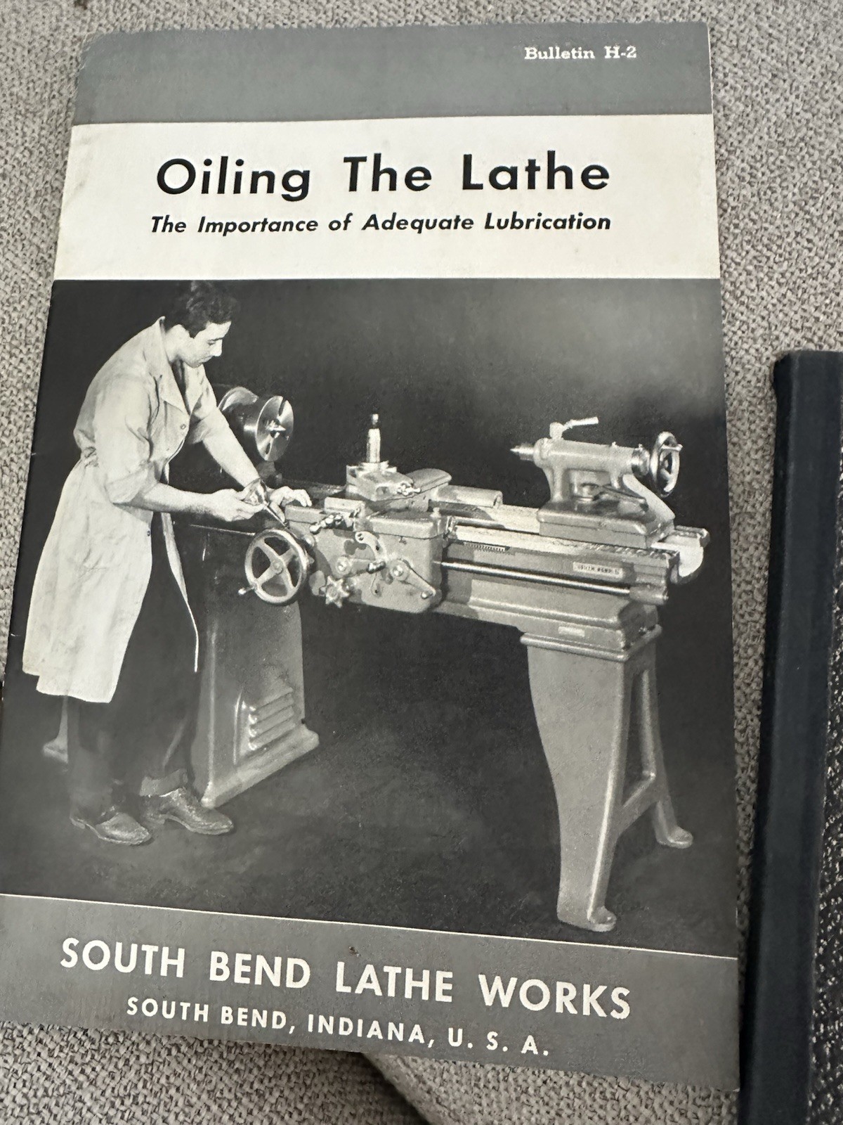 South Bend Lathe Works Manuals Booklets Lot How to Run a Lathe Machinist 1942