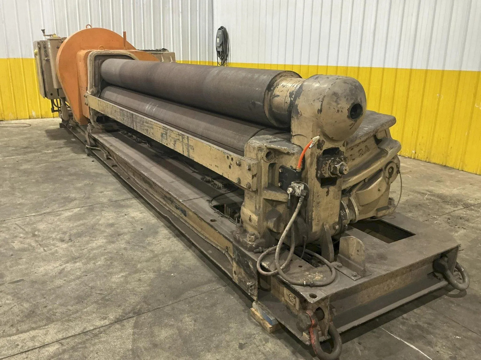 12′ X 1/2″ WEBB MODEL #9L-2A 3 ROLL INITIAL PINCH PLATE ROLL: YOBRO #25845