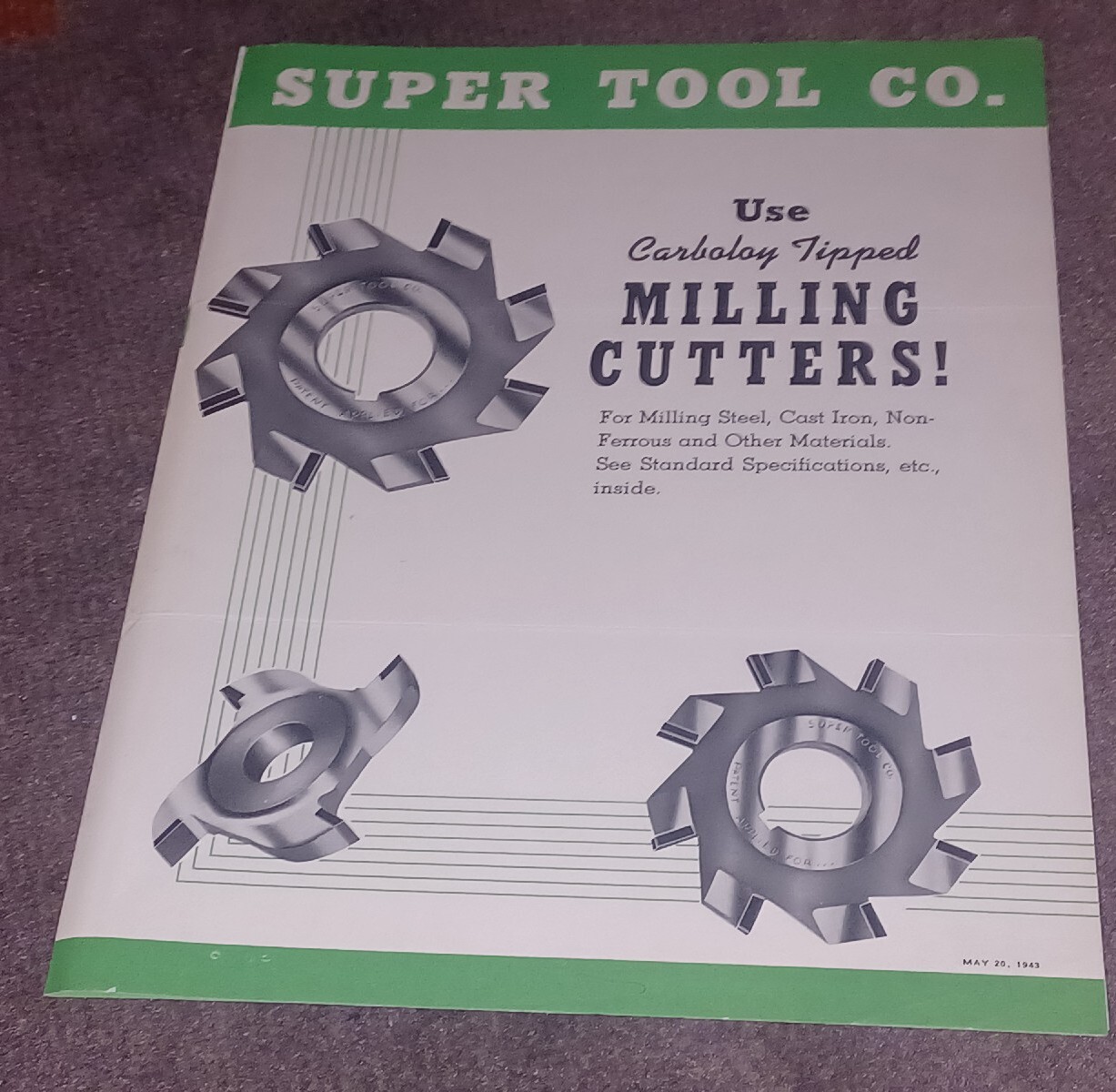SUPER TOOL COMPANY Machinist Supplies Carbide Bits 2 CATALOG BOOK LOT SET no 65