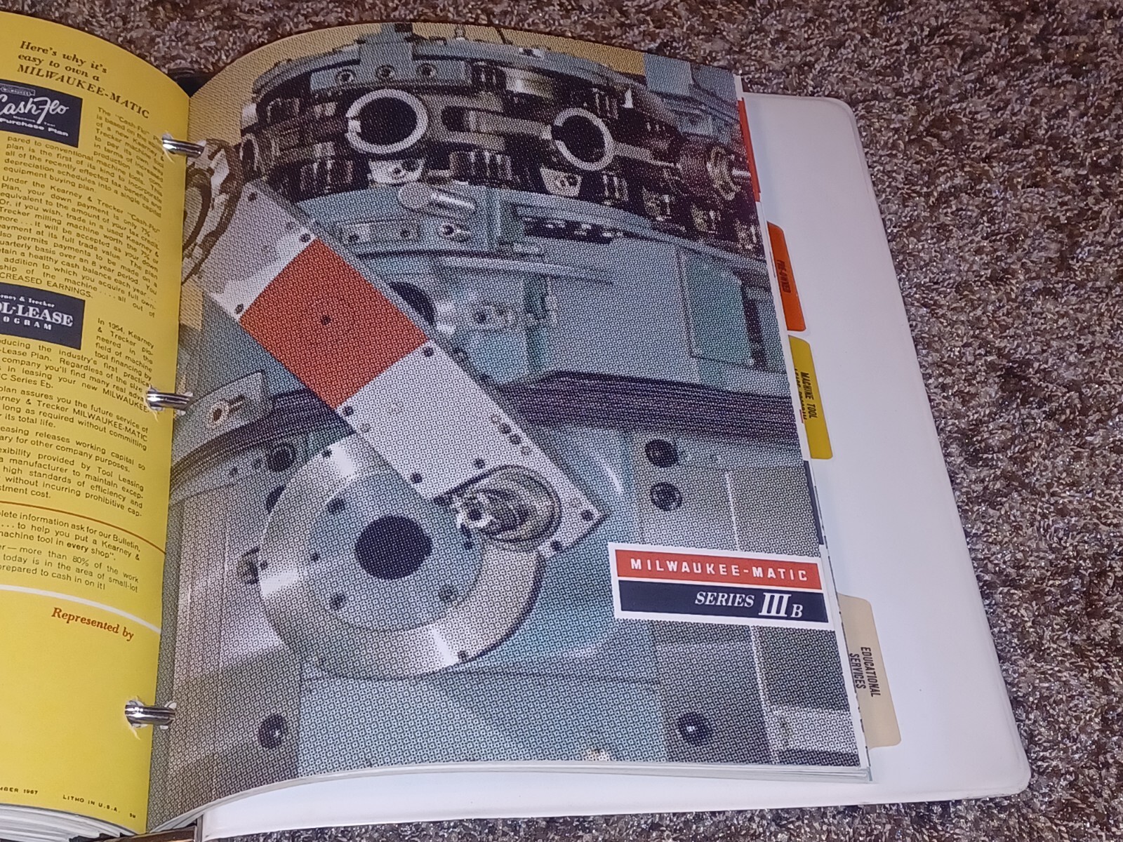 1975 KEARNEY & TRECKER MILLING BORING MACHINES Book SALES CATALOG MILWAUKEE TOOL