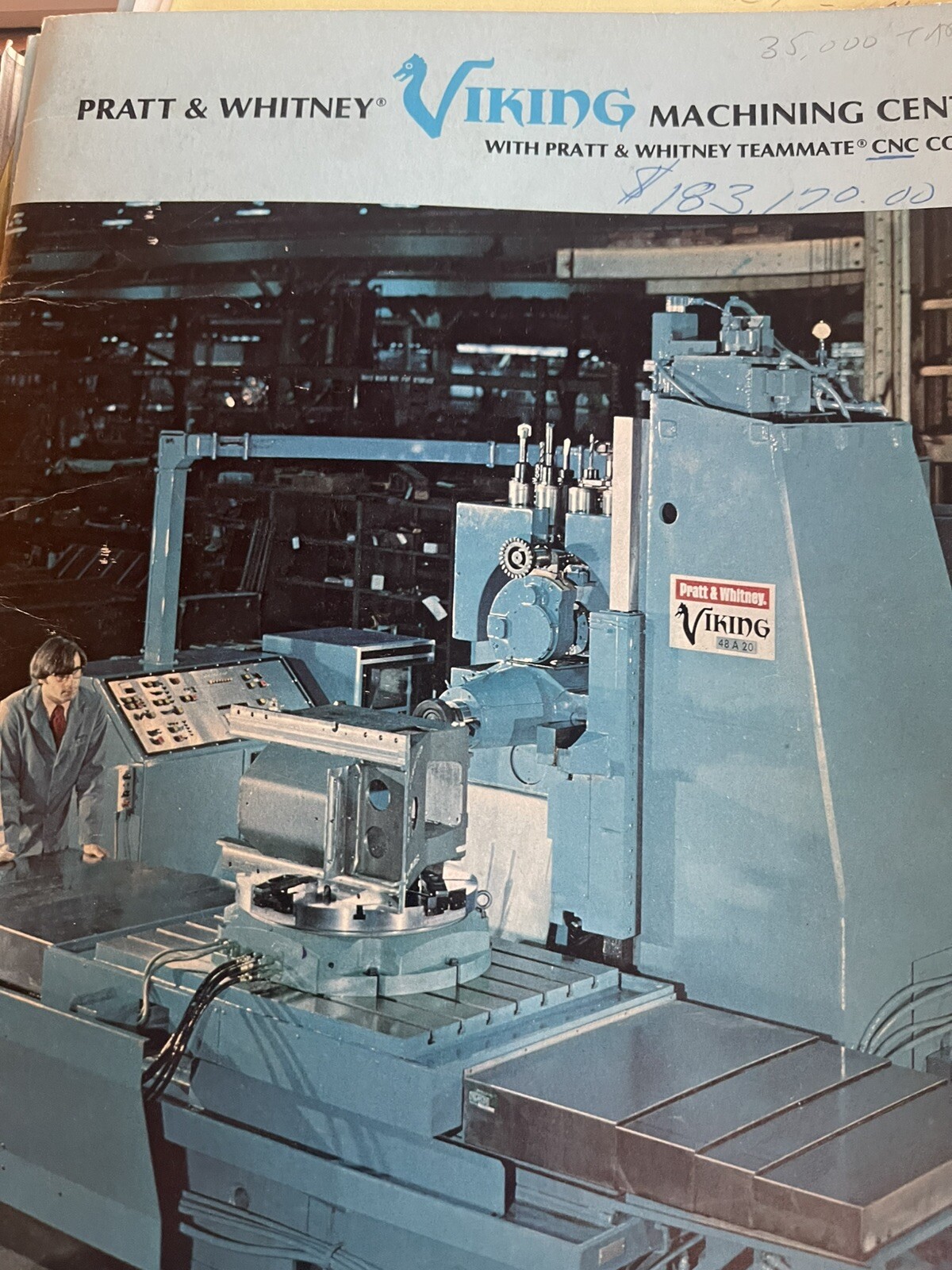 Pratt&Whitney Viking Machining Centers Brochures, assorted