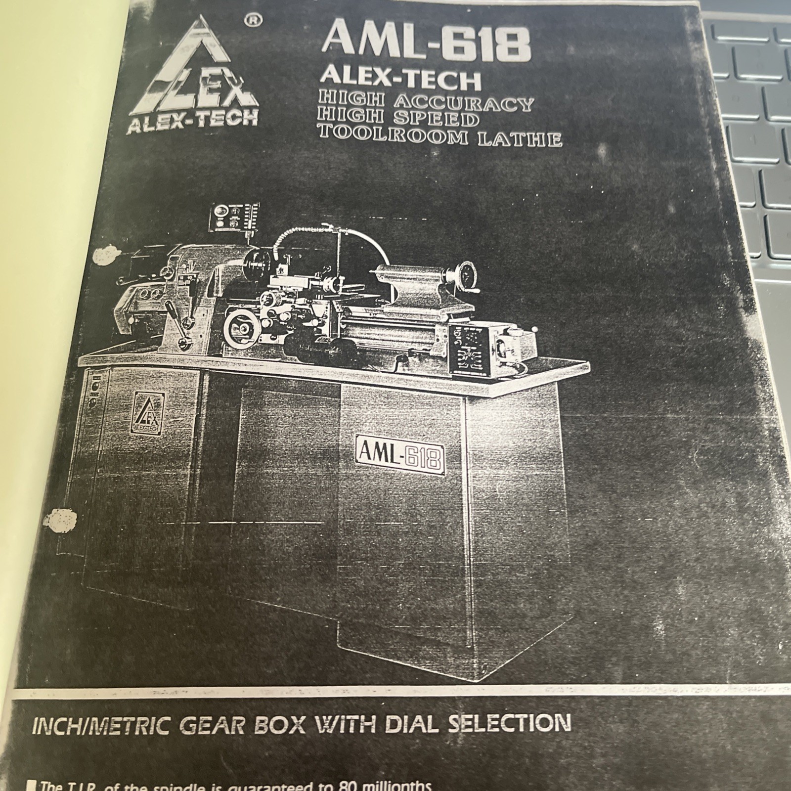 AML ALTEX-Tech Manual High Accuracy High Speed Tool Room Lathe
