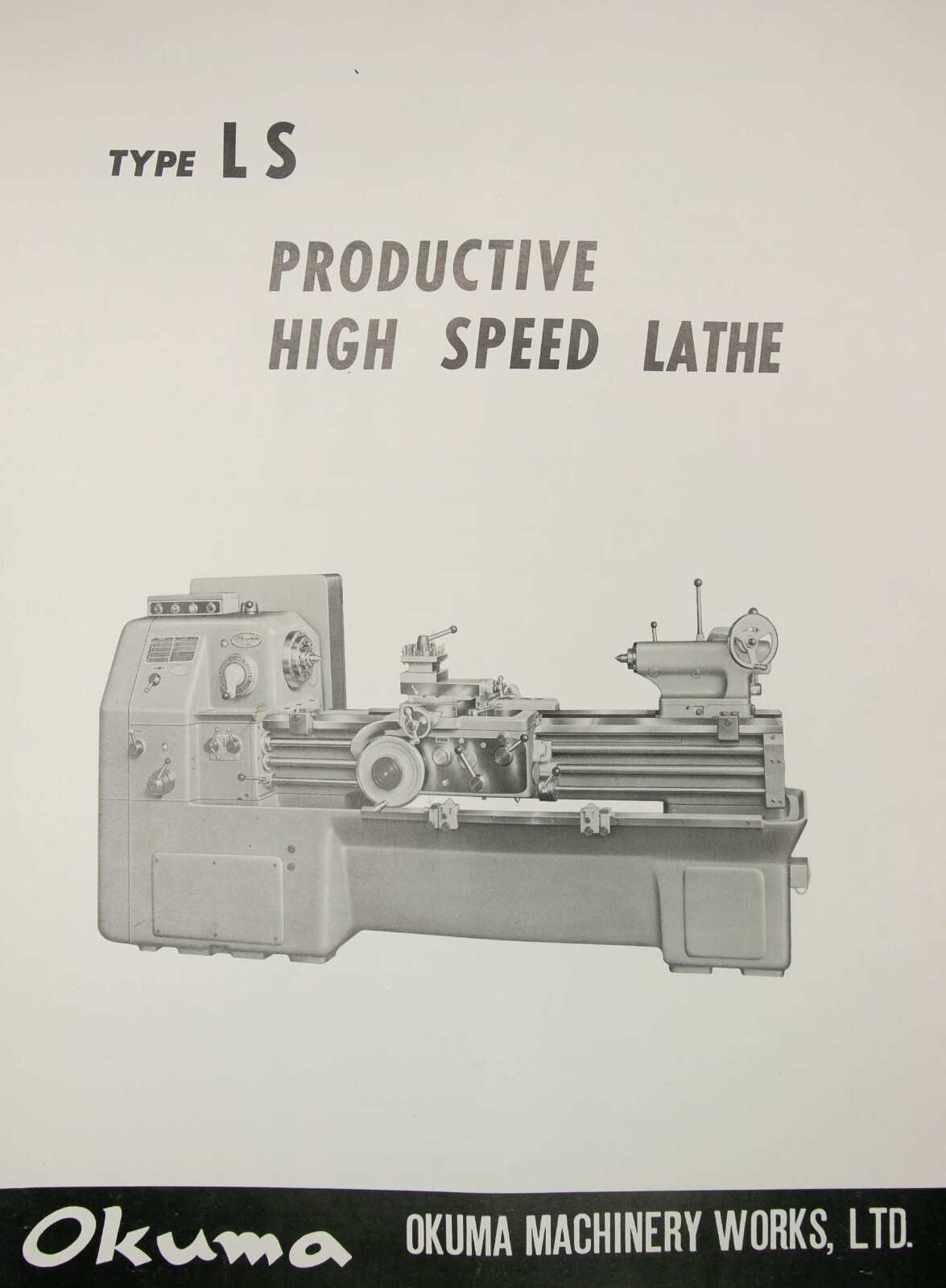 Okuma Type LS, Lathe Operations, Parts and Wire Diagrams Manual 103 PAGES