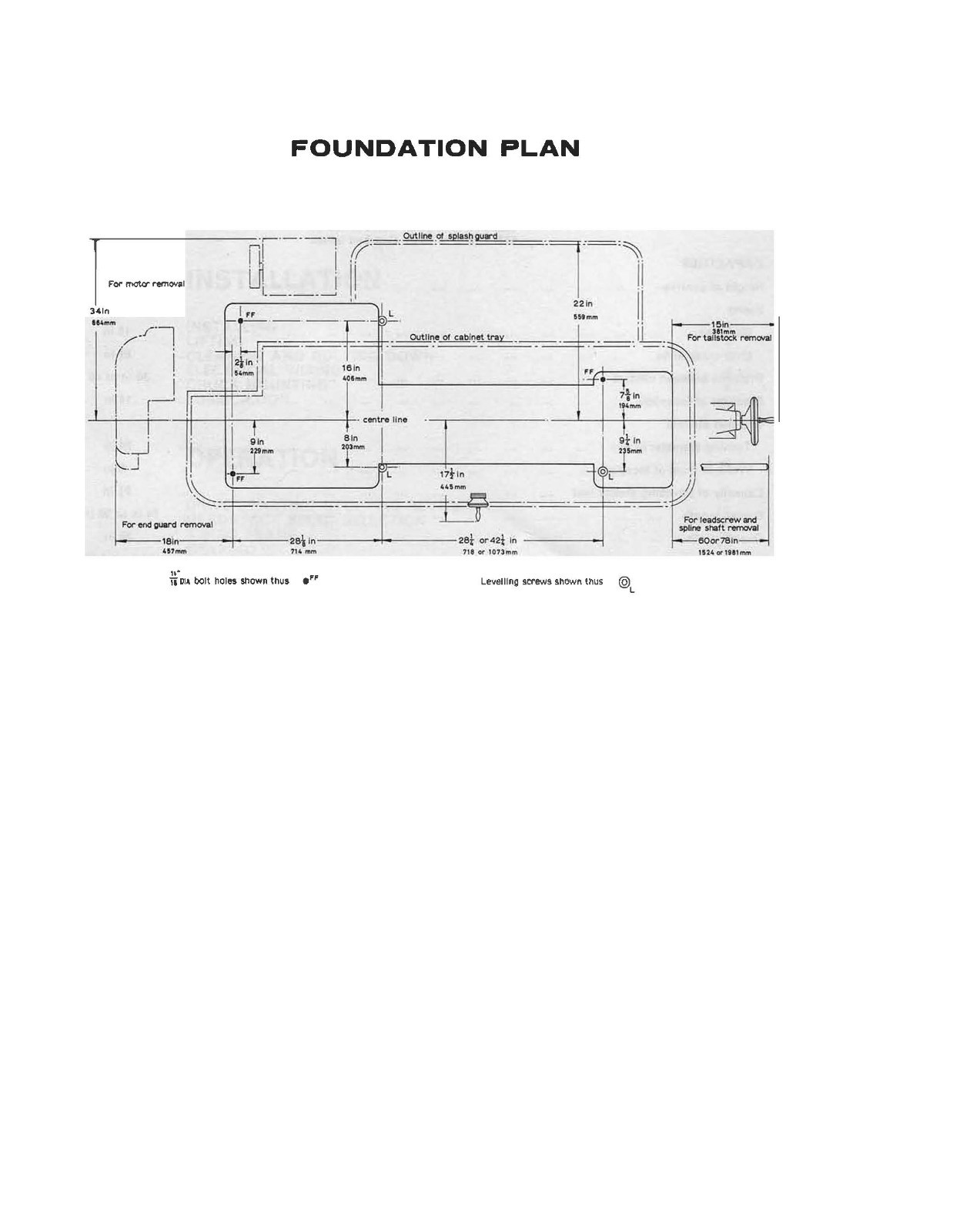LATHE INSTRUCTION & PARTS MANUAL FITS Clausing-Colchester 15 X 30 & 15 X 48